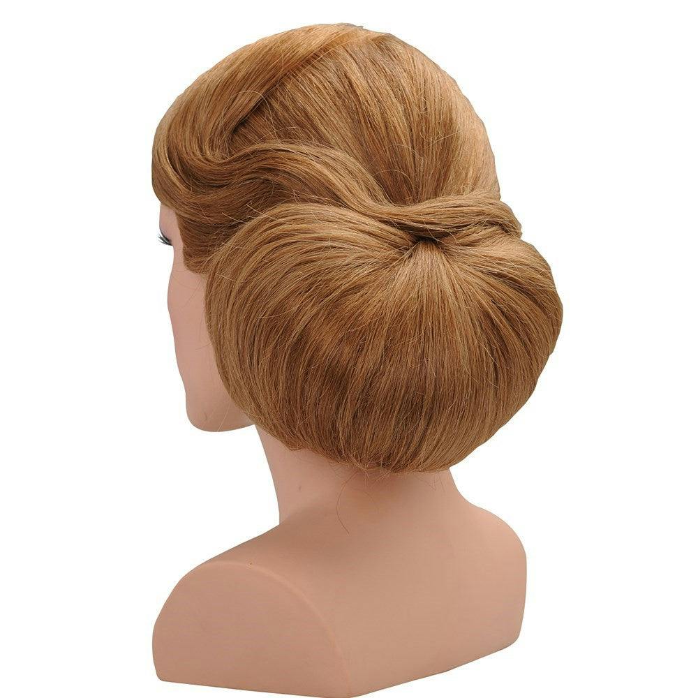 Dress Me Up Hair Donut Blonde Oblong Hair Bun Roll