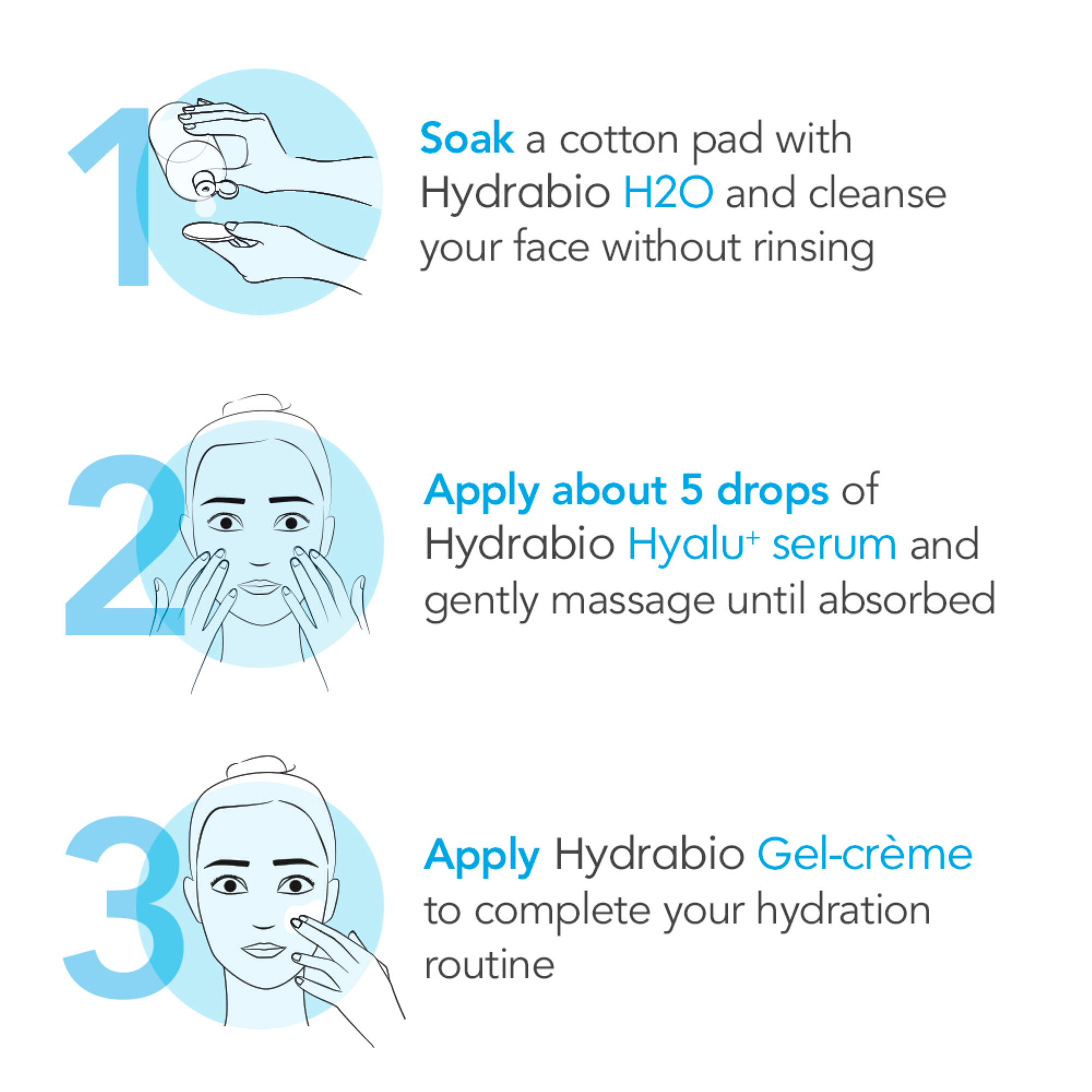 Bioderma Hydrabio Hyalu+ Serum with Hyaluronic Acid for Dehydrated Skin 30ml
