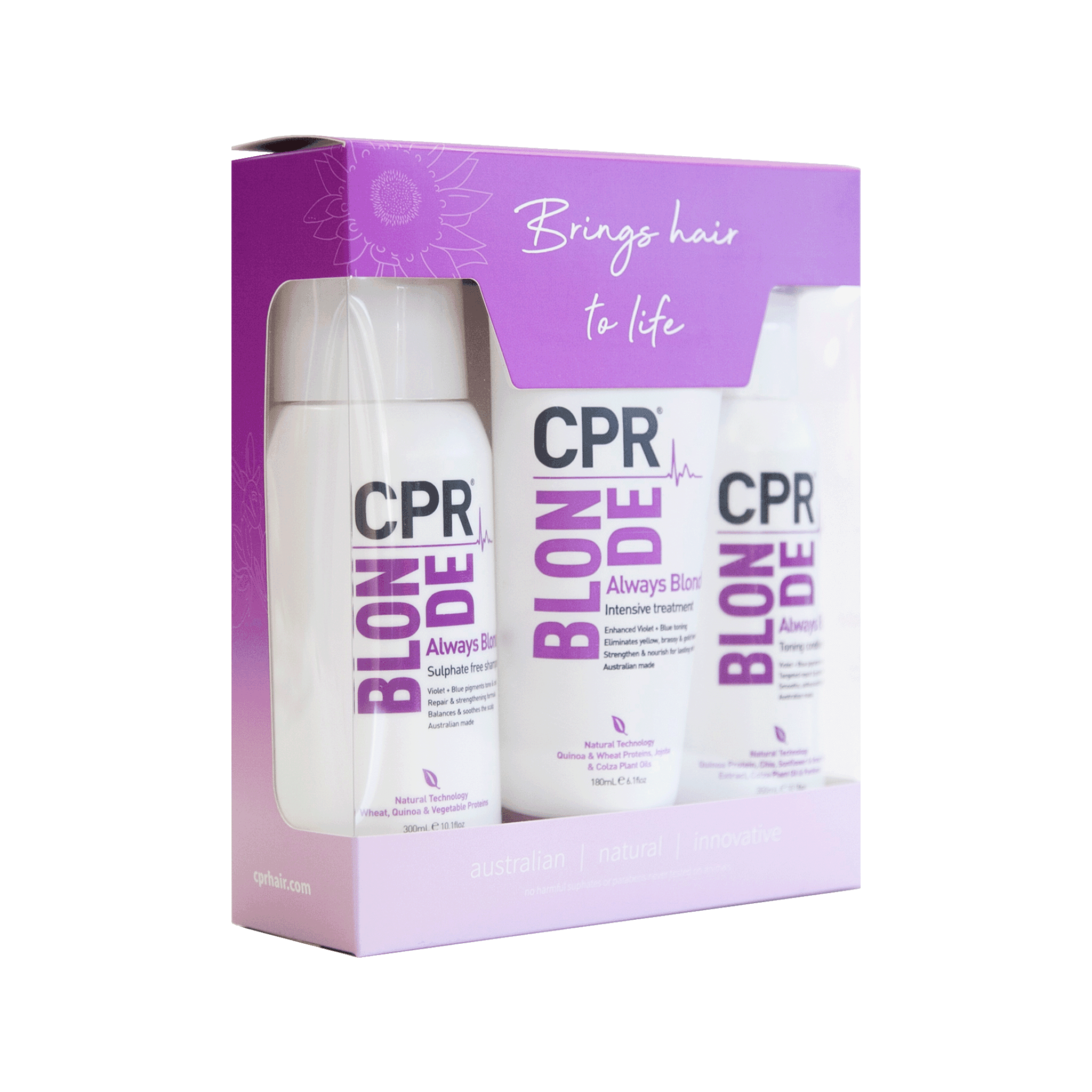 Vitafive CPR Blonde Trio Pack (Old Packaging)