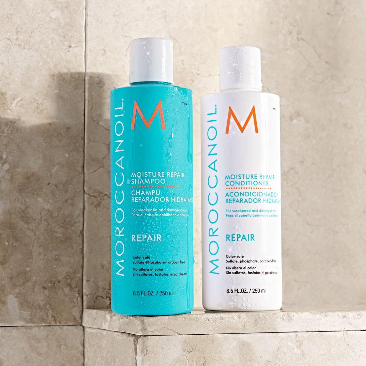 Moroccanoil Moisture Repair Shampoo and Conditioner 250ml Duo Bundle