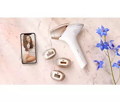 Philips Lumea Prestige IPL Hair Removal Device - White/Rose Gold