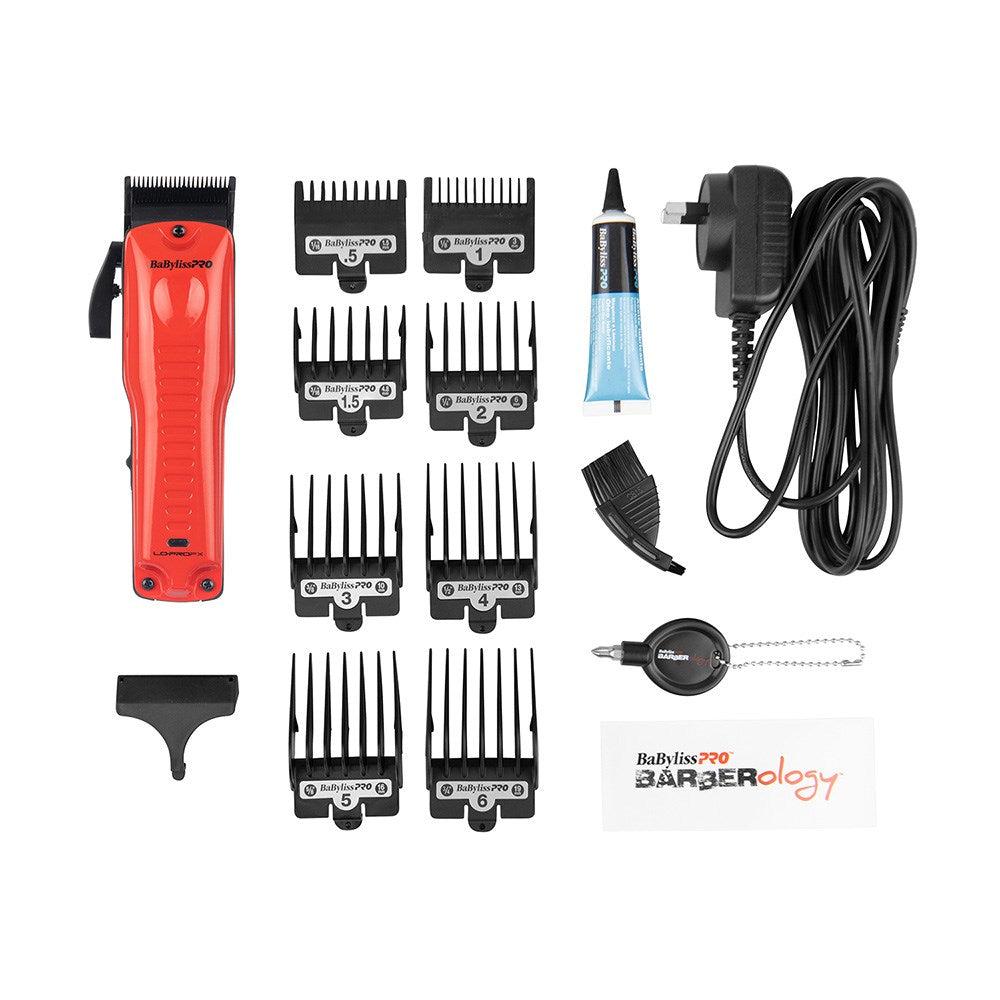 BaBylissPRO LoPROFX Hair Clipper Red