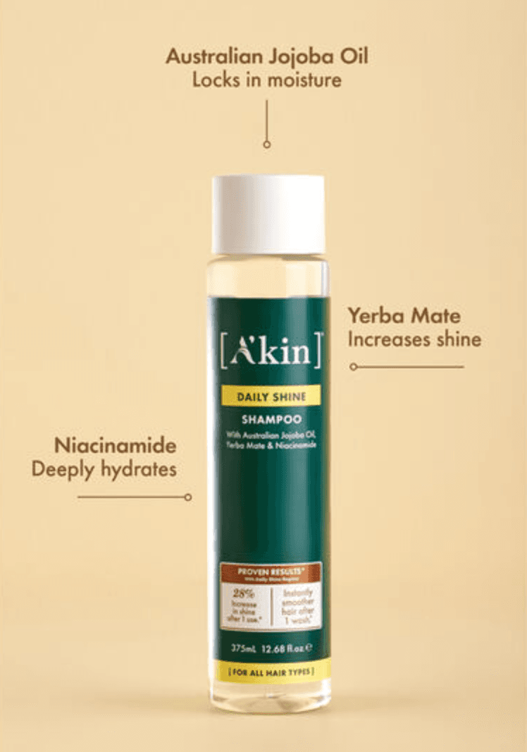 A'kin Daily Shine Shampoo 375ml