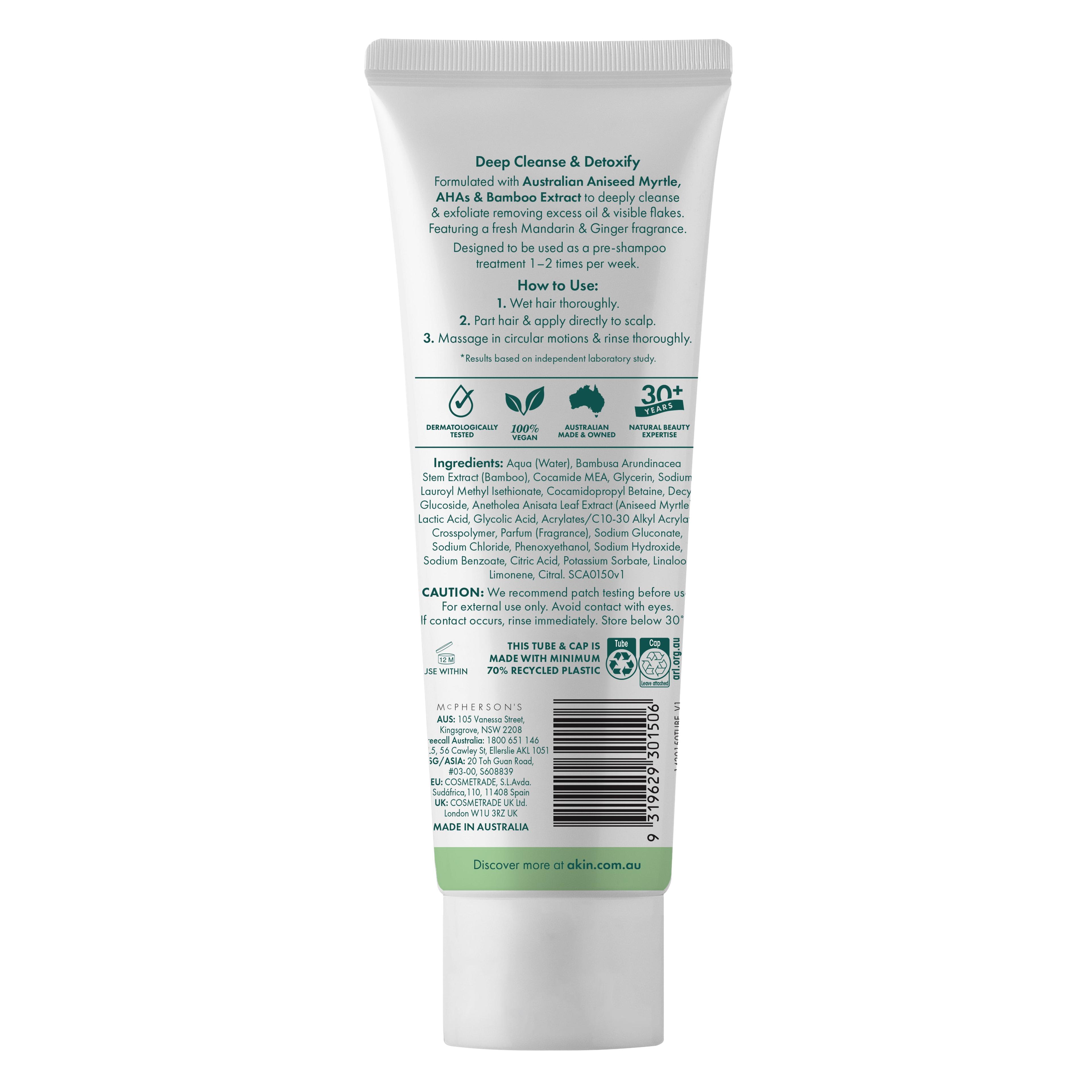 A'kin Deep Clean Scalp Scrub 150ml