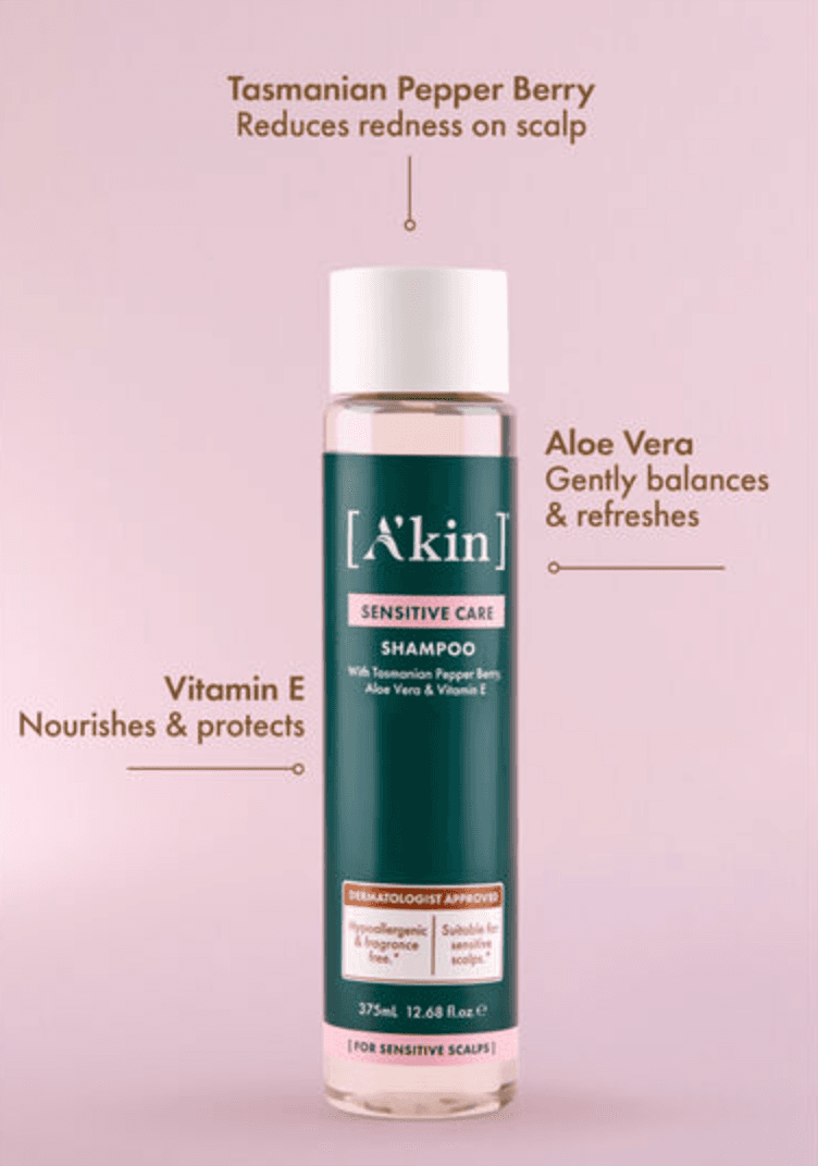 A'kin Sensitive Care Shampoo 375ml