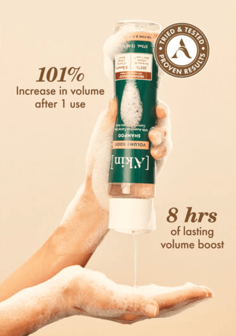 A'kin Volume Boost Shampoo 375ml