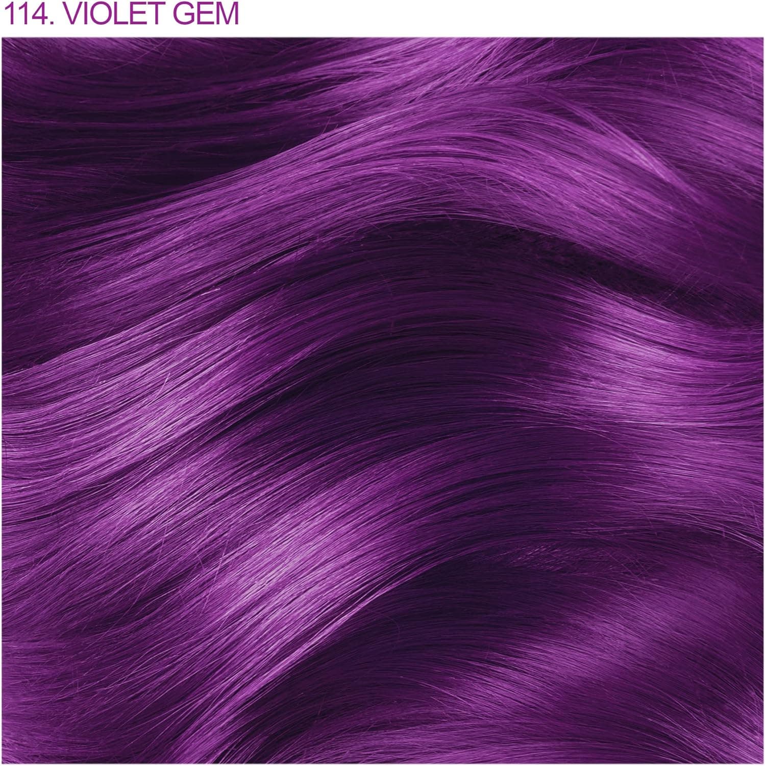 Adore Semi Permanent Hair Colour - Violet Gem 114 118ml