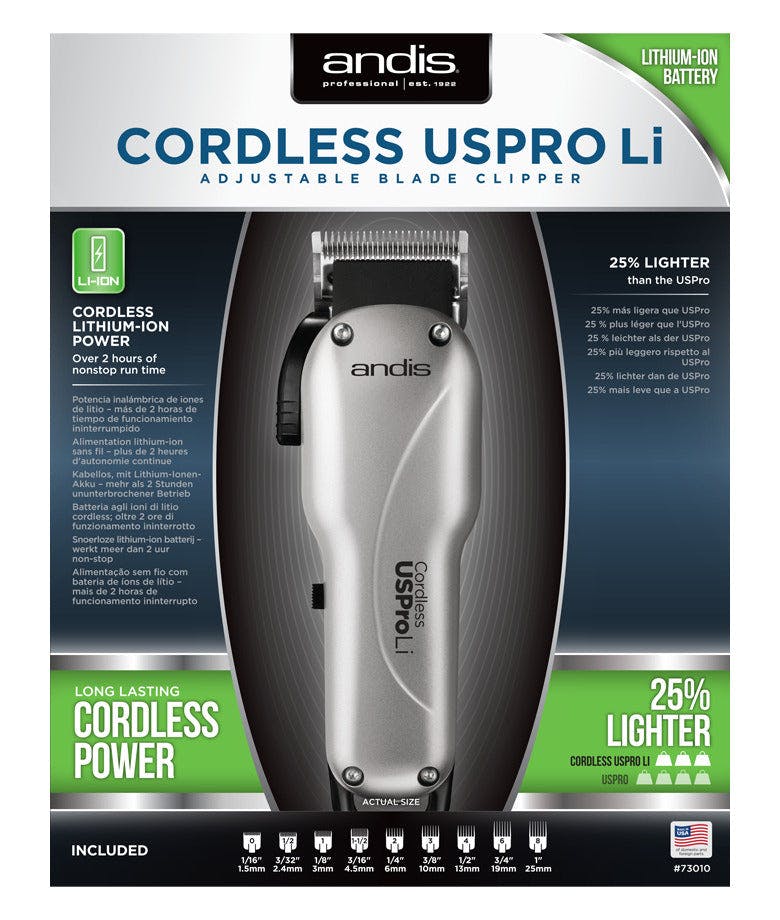 Andis US Pro Li Cordless Adjustable Blade Clipper