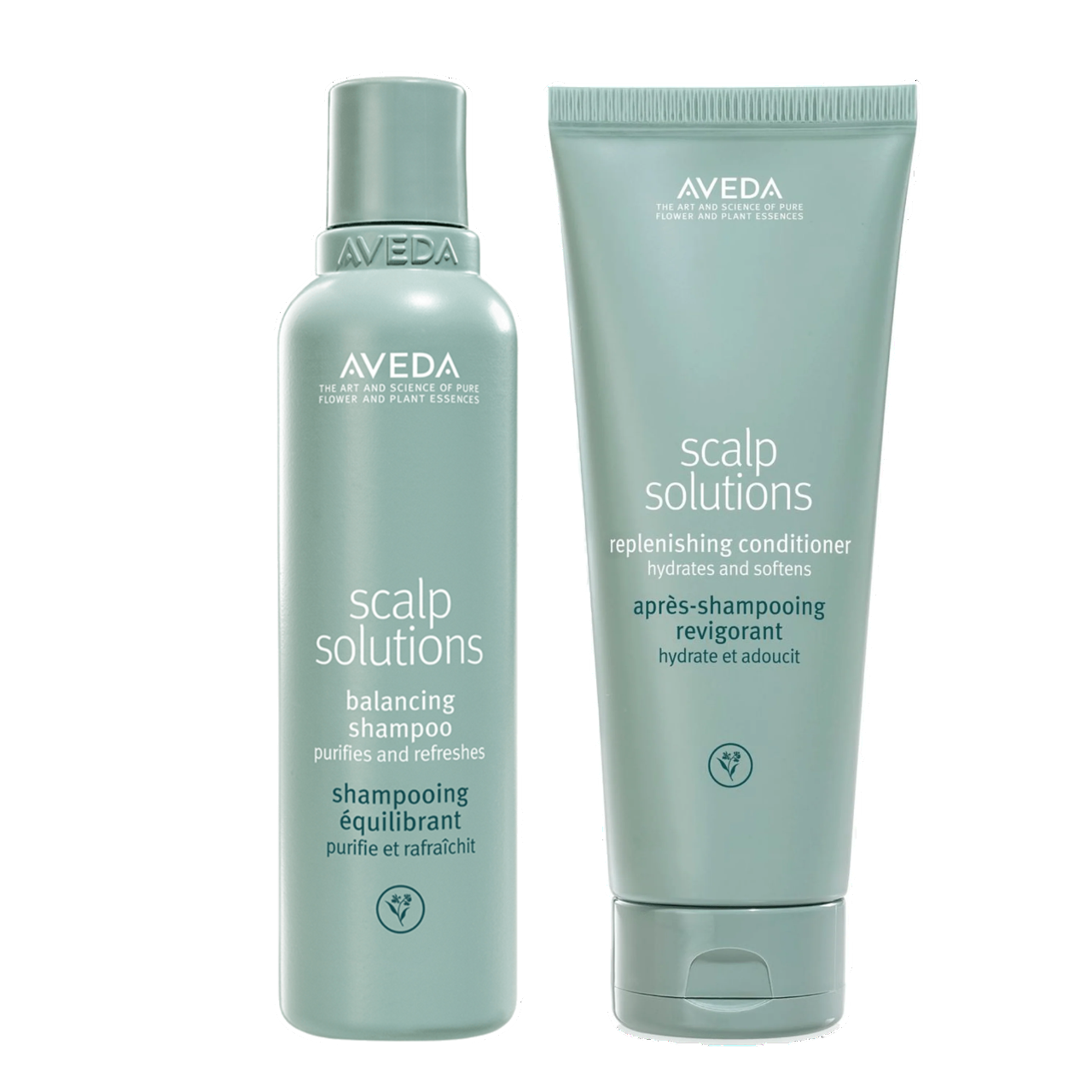 Aveda Scalp Solutions Balancing Shampoo and Replenishing Conditioner 200ml Bundle