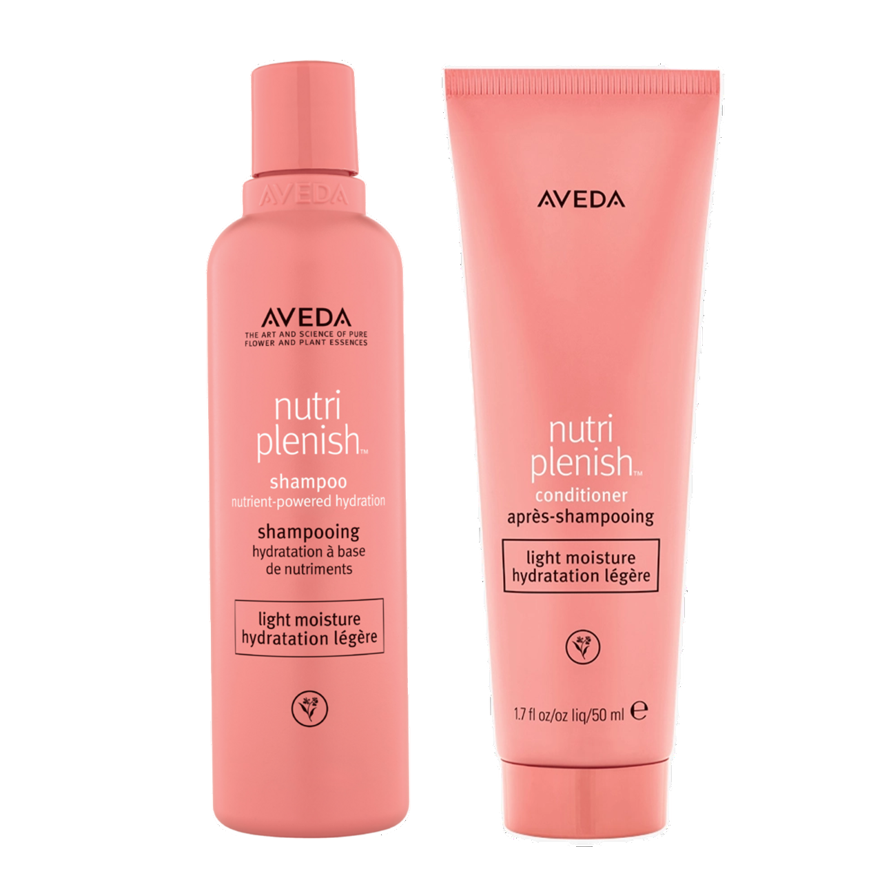 Aveda Nutriplenish™ Light Moisture Shampoo and Conditioner 250ml Bundle