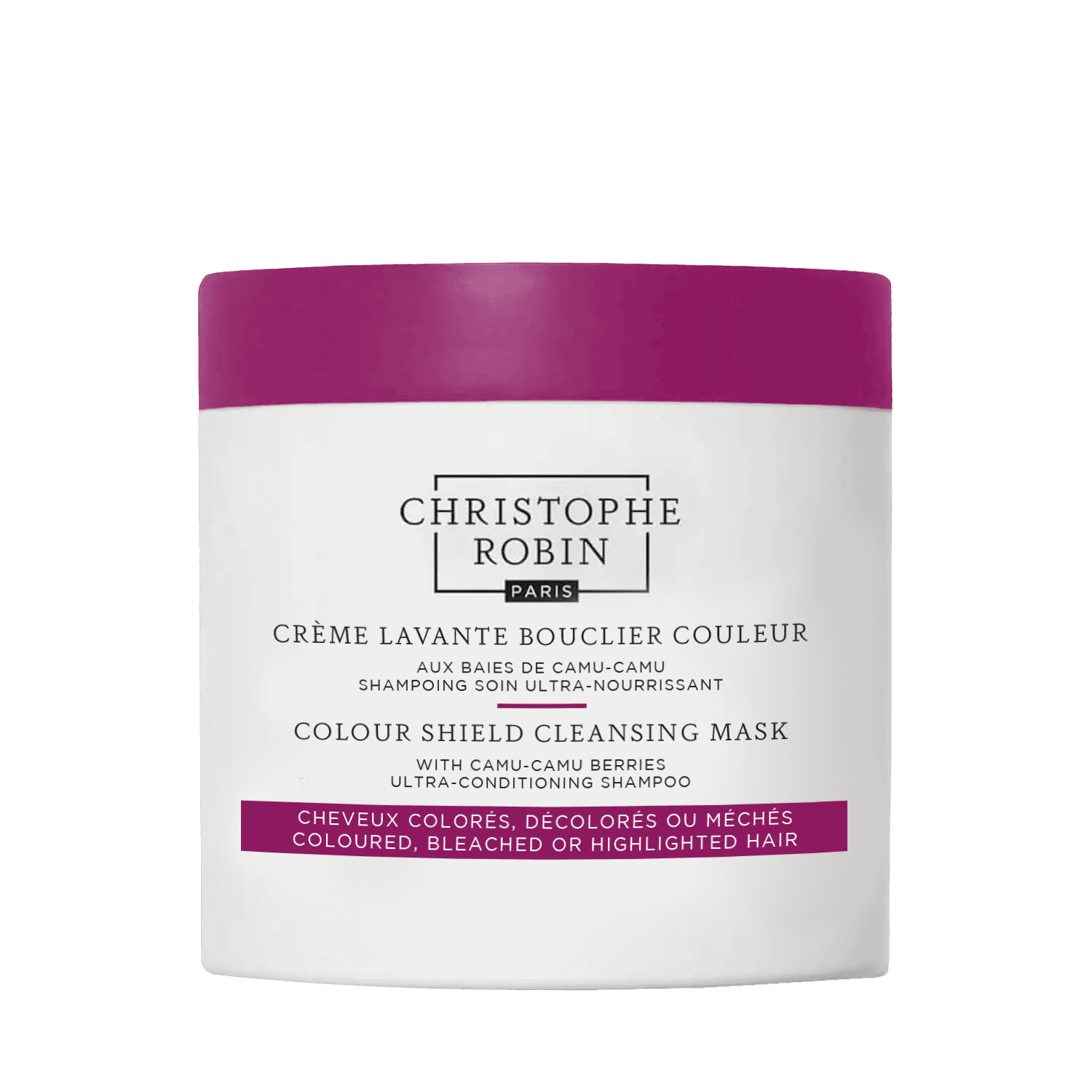 Christophe Robin Colour Shield Cleansing Mask With Camu-Camu Berries 250ml