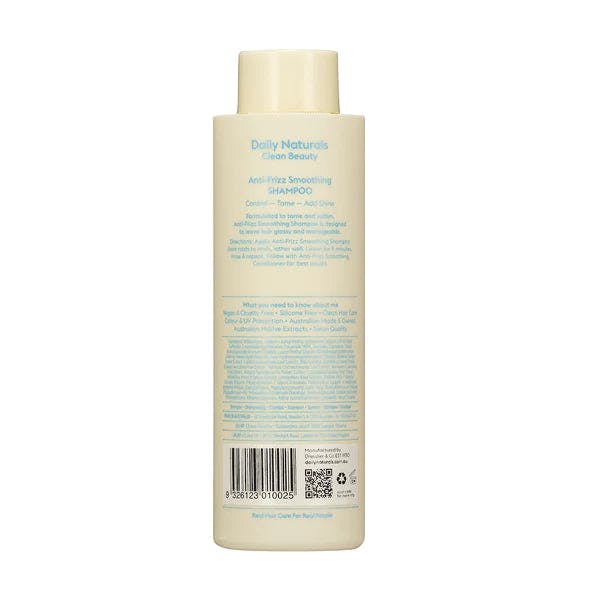Daily Naturals Clean Beauty Anti-Frizz Smoothing Shampoo 275ml