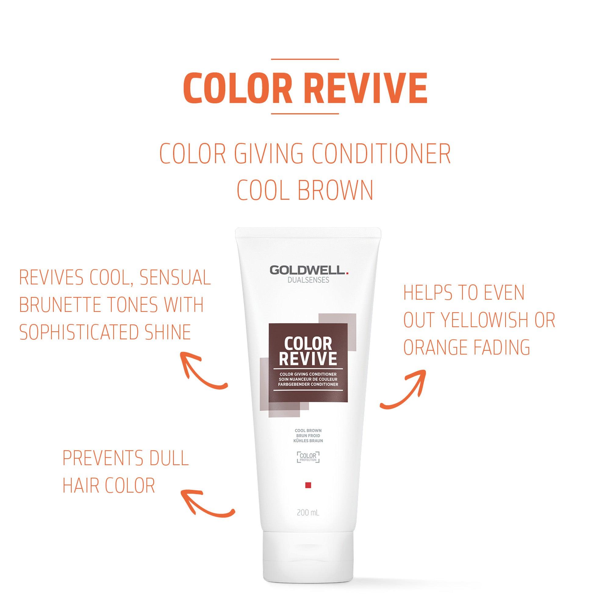 Goldwell Dualsenses Color Revive Conditioner - Cool Brown 200ml