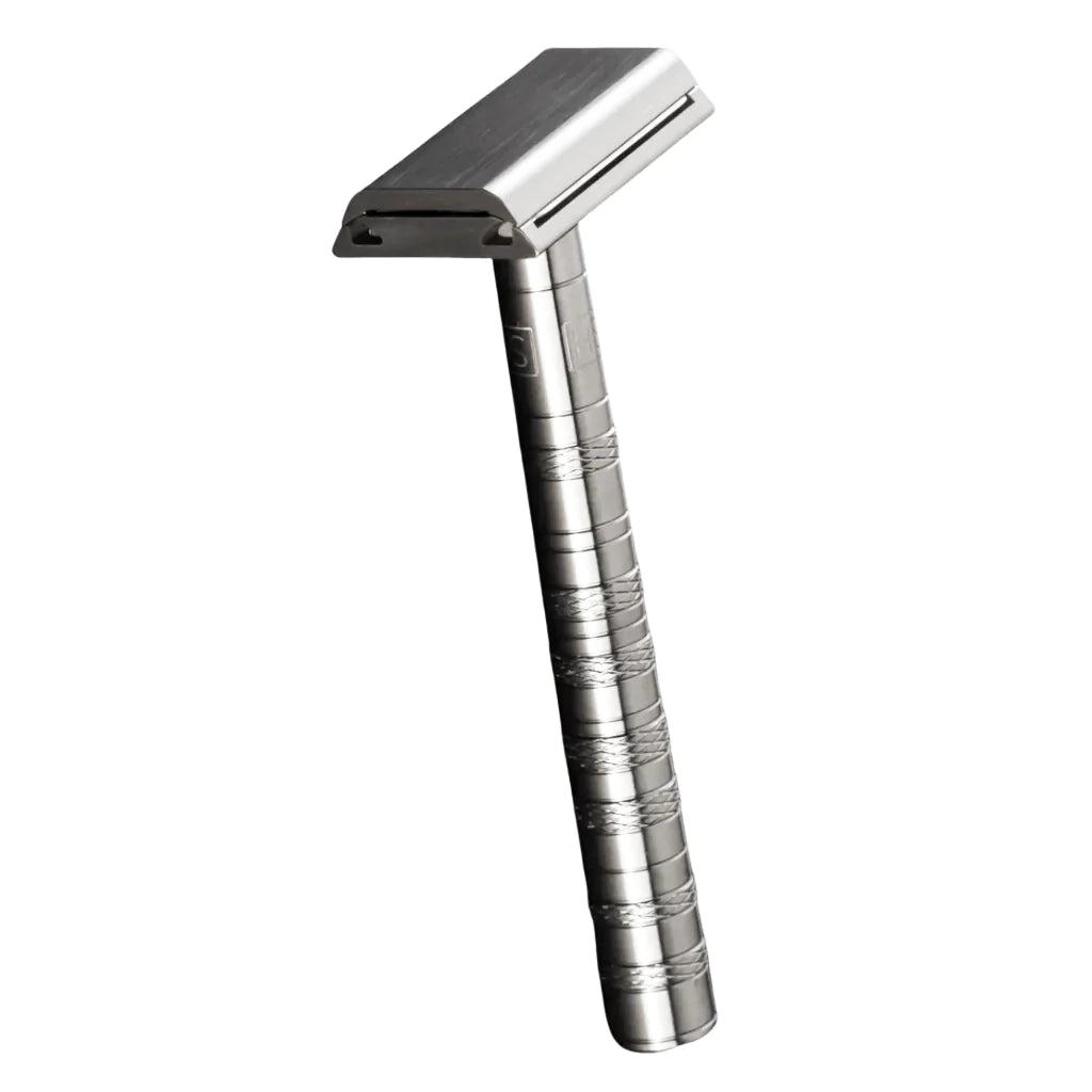 Henson Shaving Ti22 Medium DE Safety Razor Titanium