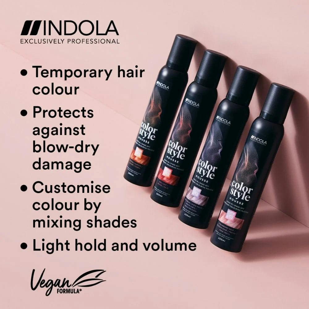 Indola Colour Style Mousse - Red 200ml