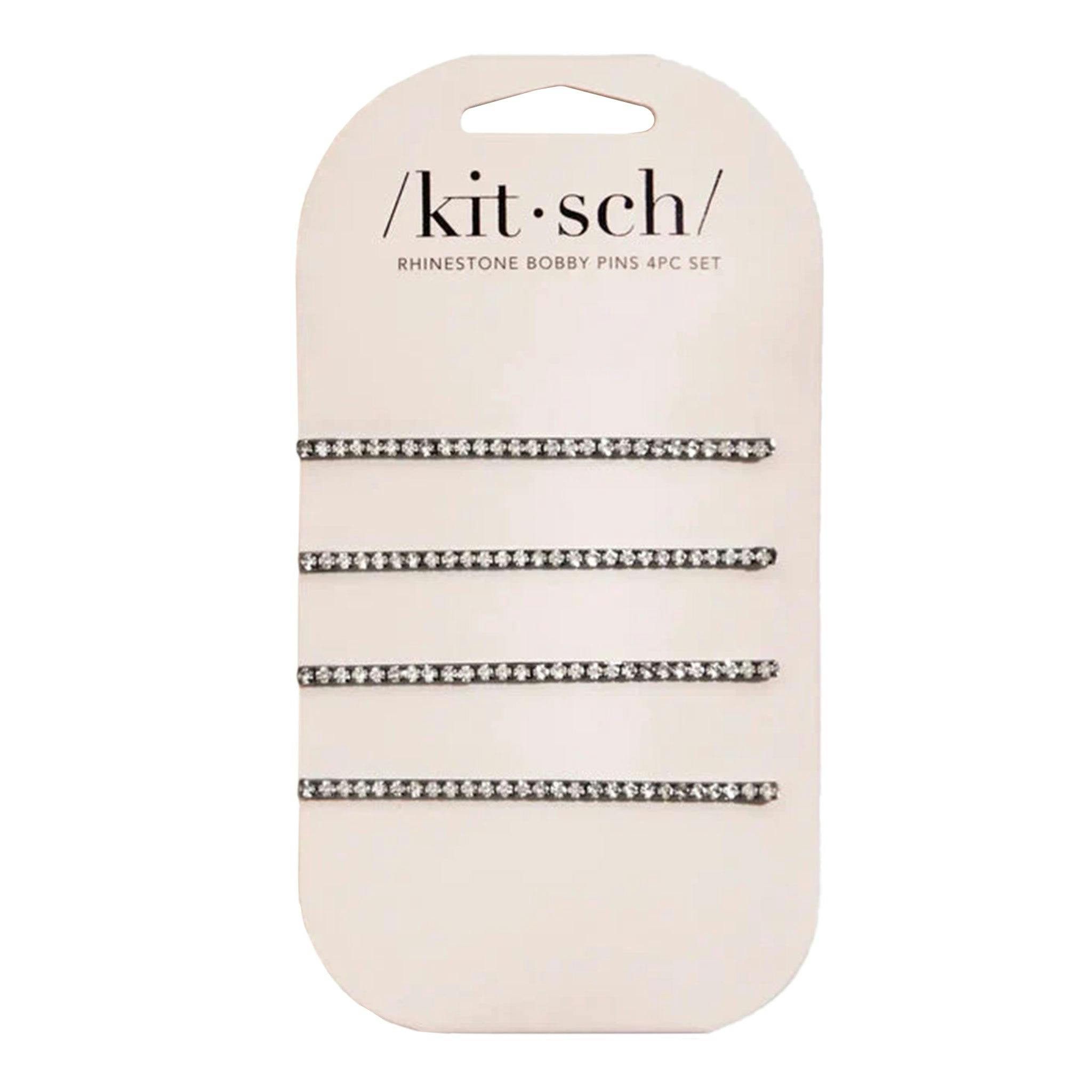 Kitsch Extra Long Rhinestone Bobby Pins 4pc