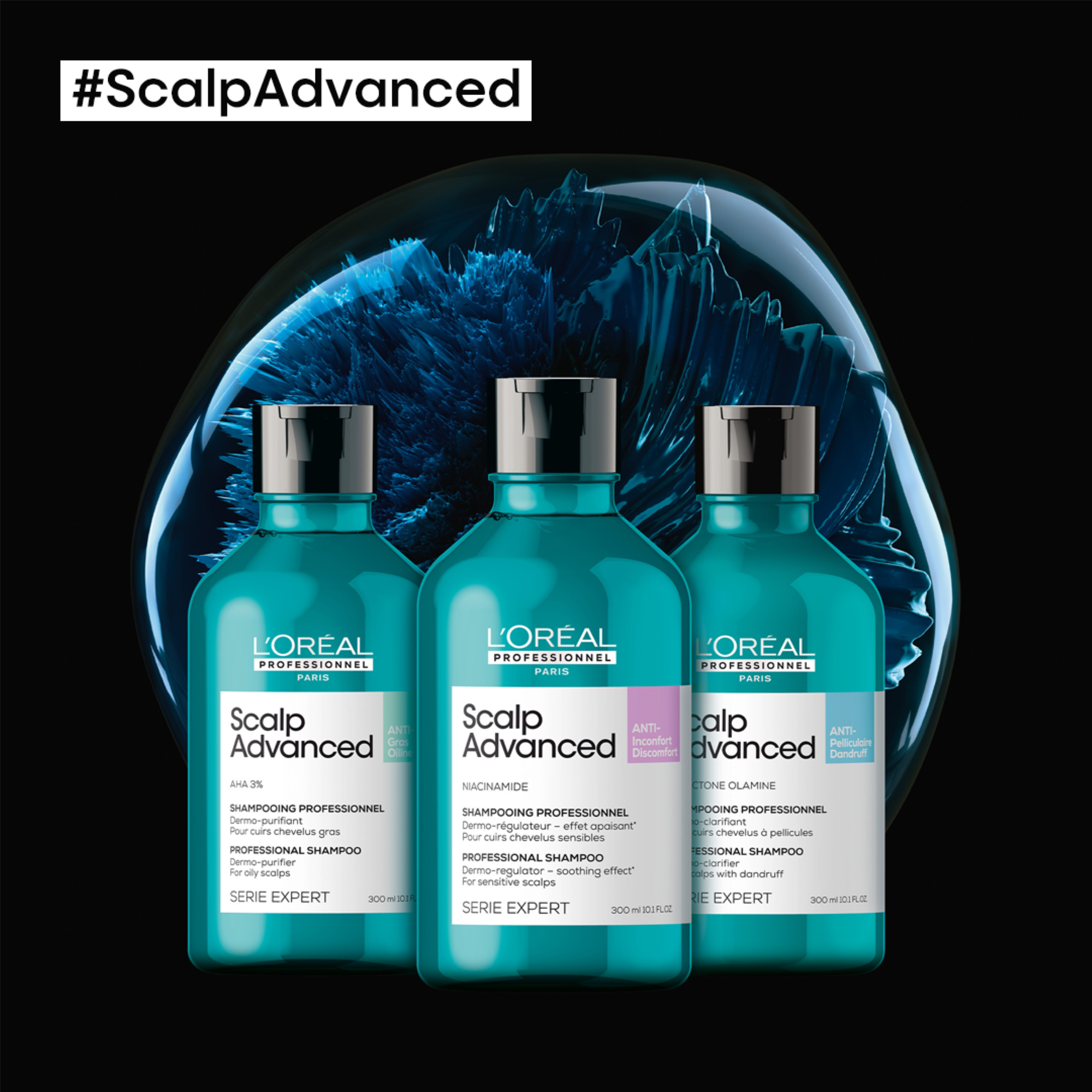 L'Oréal Professionnel Scalp Advanced Dandruff Shampoo 300ml