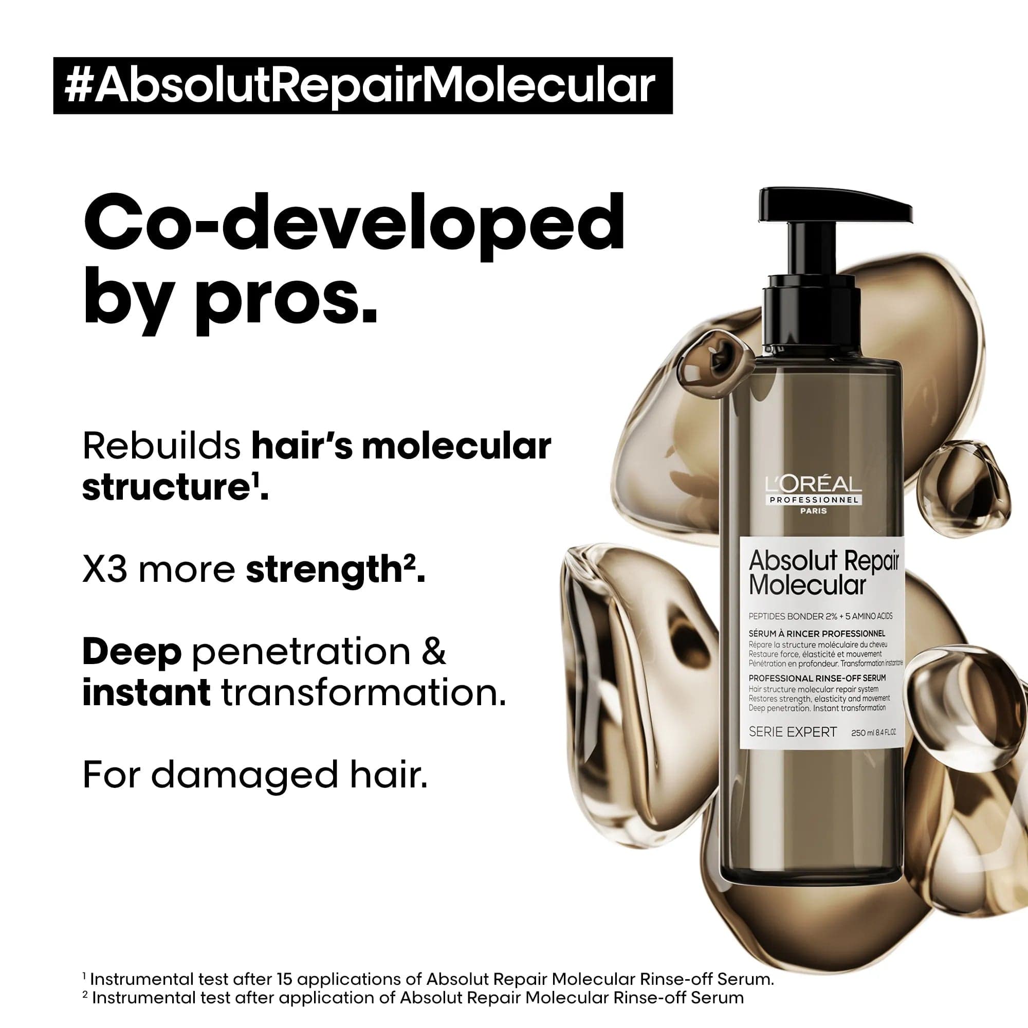 L'Oréal Professionnel Absolut Repair Molecular Trio Bundle