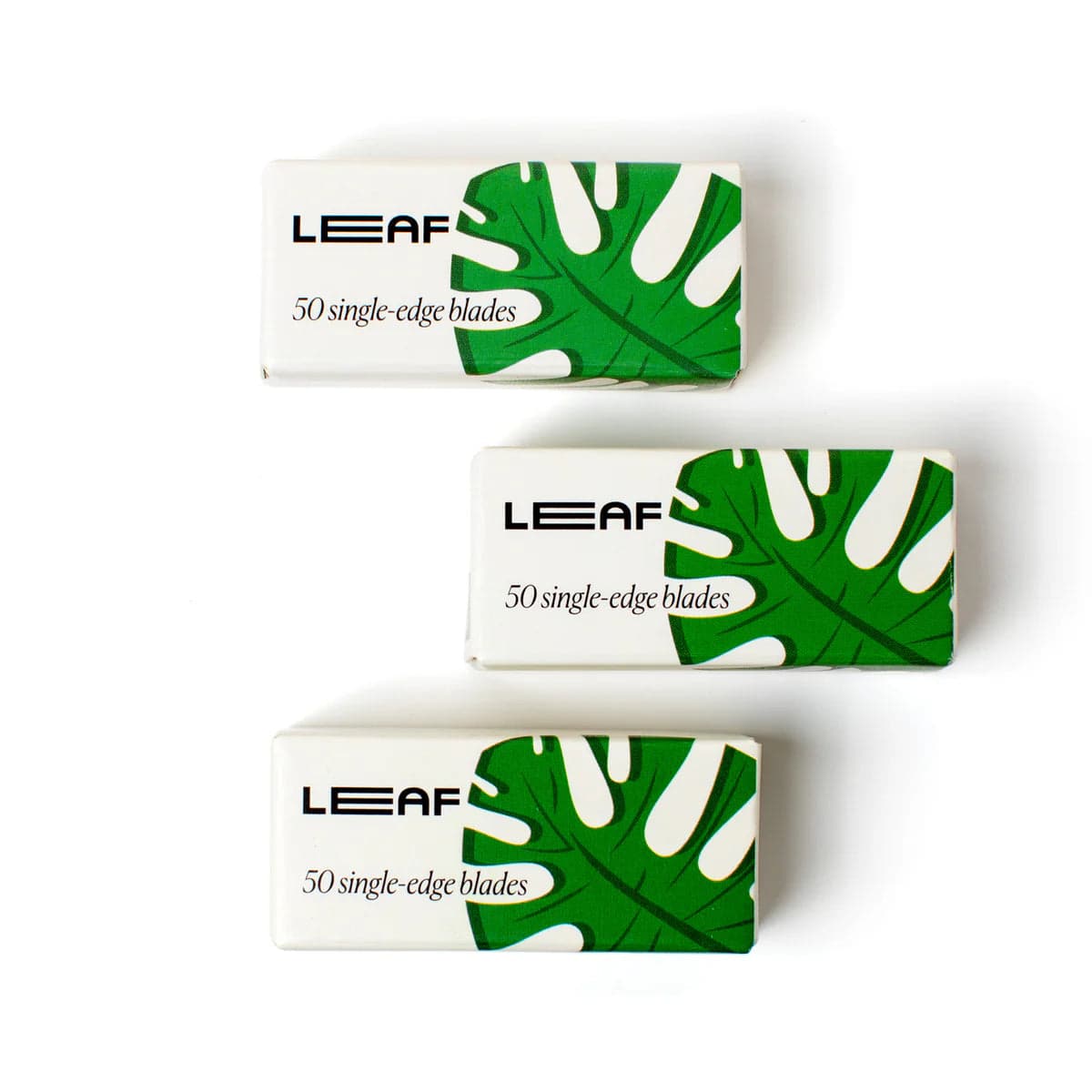 Leaf Shave 50 Pack Single-Edge Blades