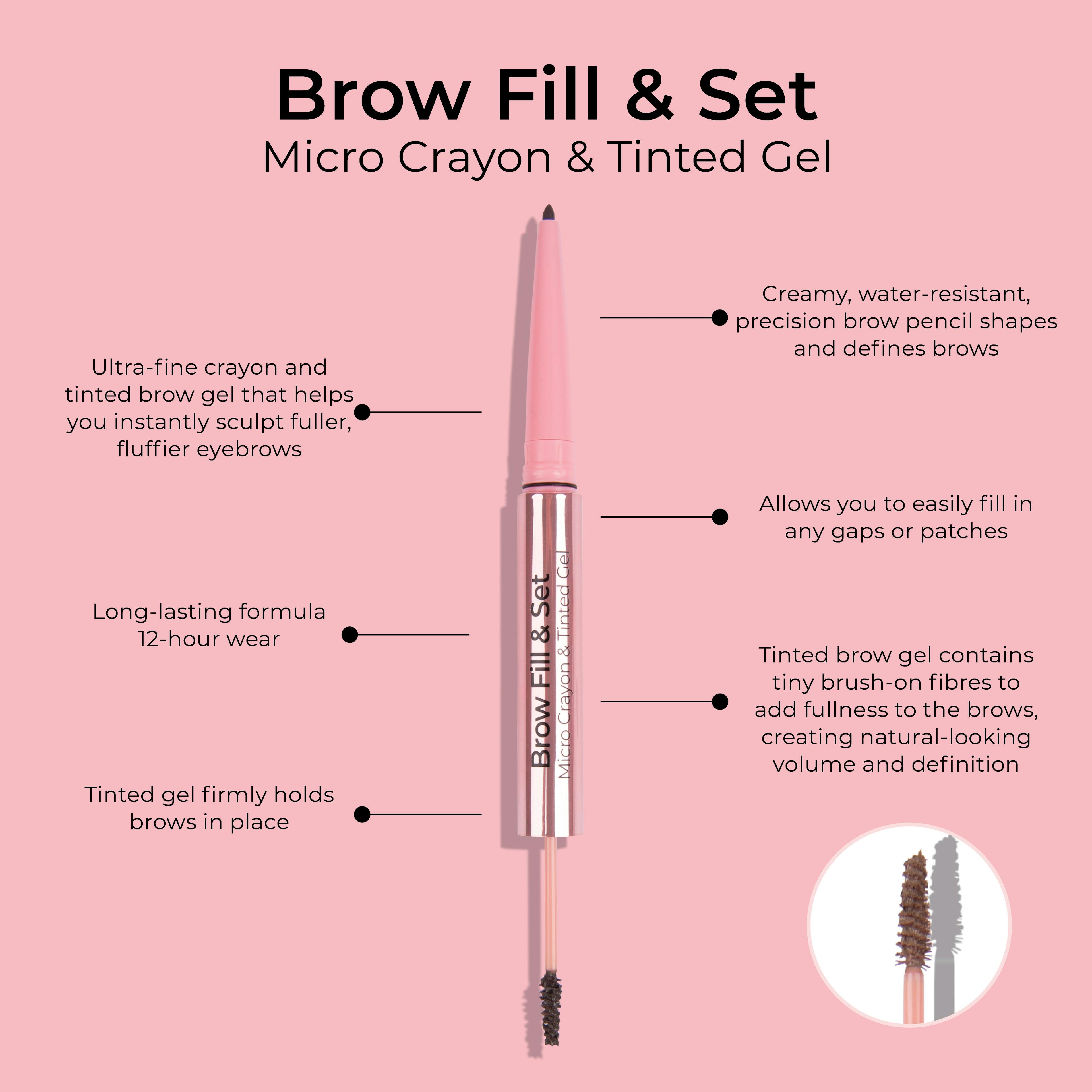 MCoBeauty Brow Sketch & Set Light/Medium