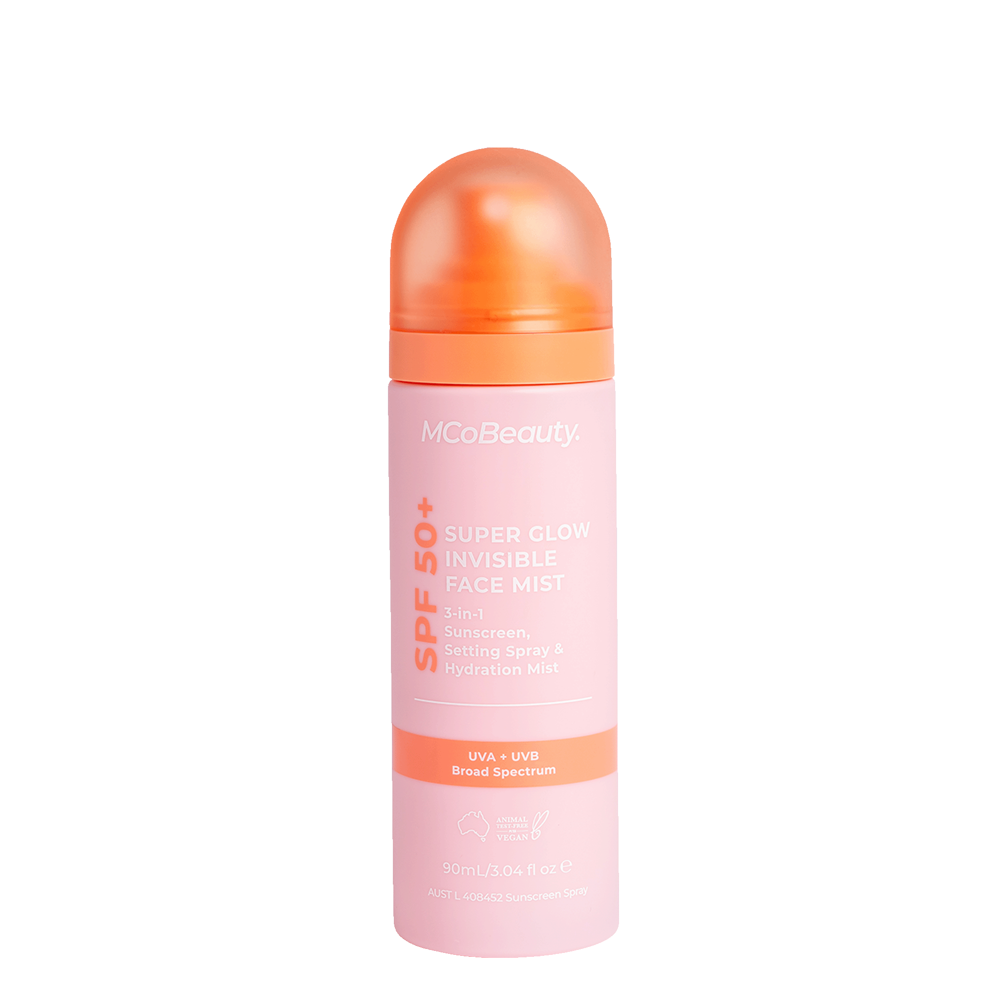 MCoBeauty Super Glow Invisible Face Mist SPF50+ 90ml