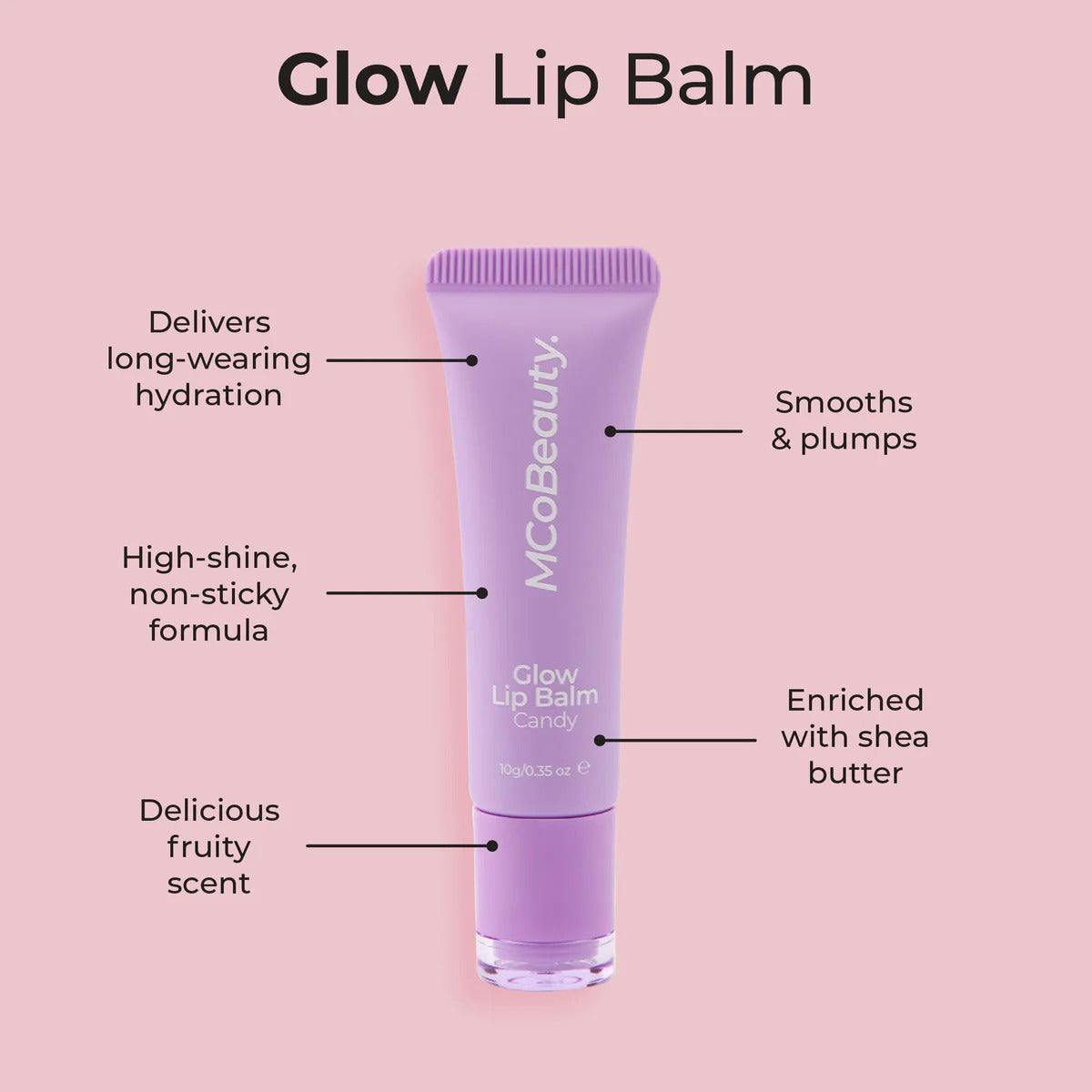 MCoBeauty Glow Lip Balm - Candy