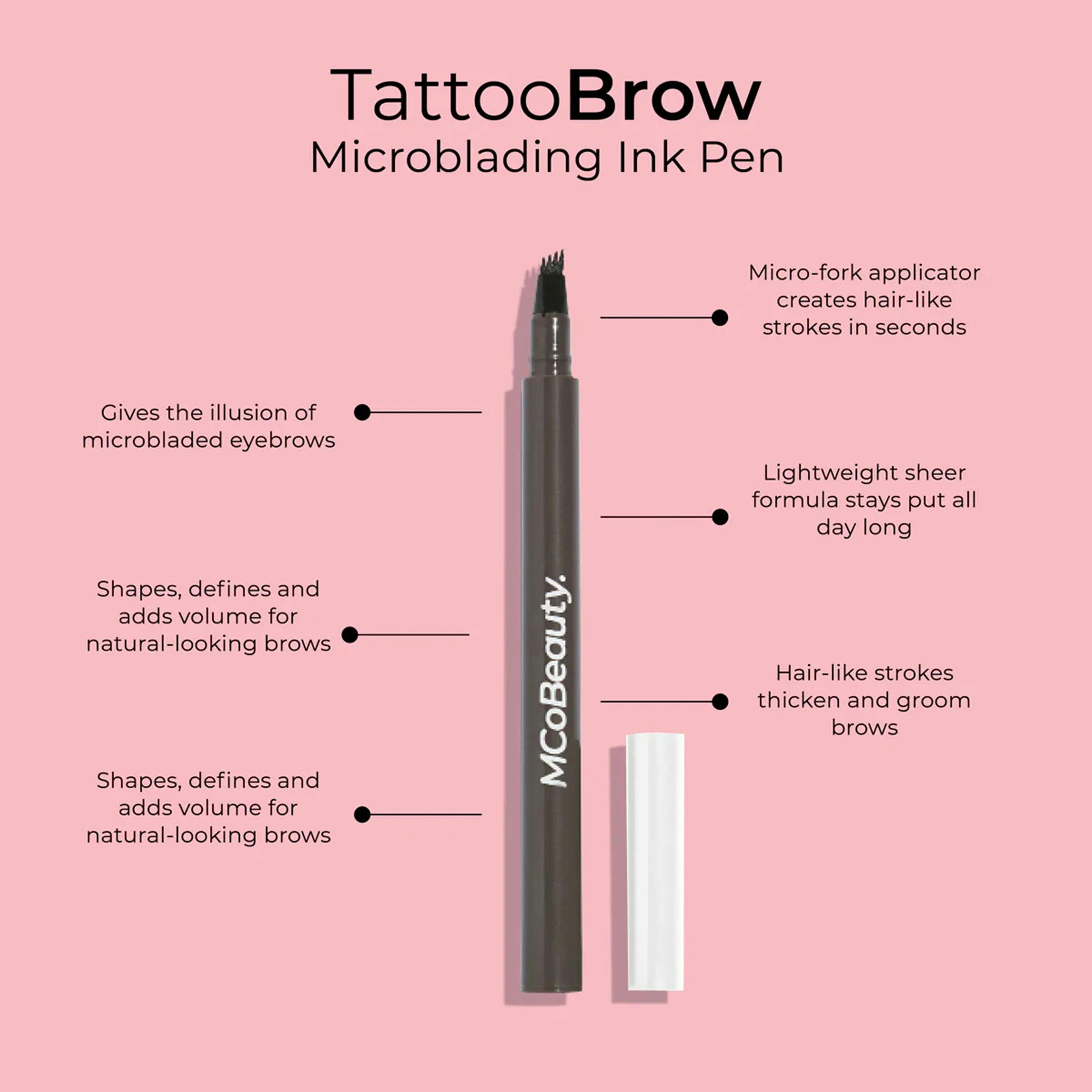 MCoBeauty Tattoo Eyebrow Microblading Ink Pen - Medium Brown 1.5ml
