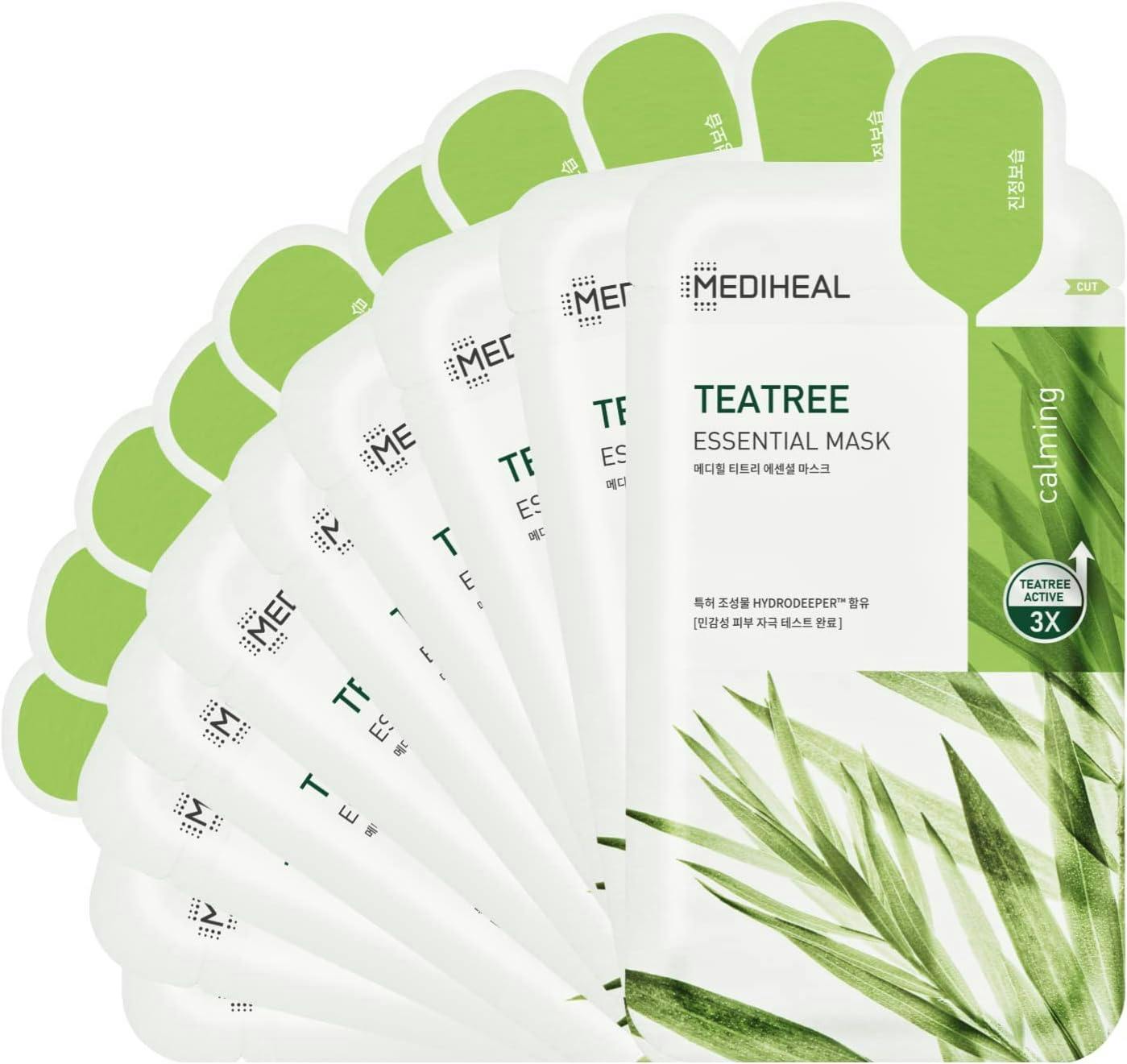 MEDIHEAL Tea Tree Essential Mask Bundle (10pcs)