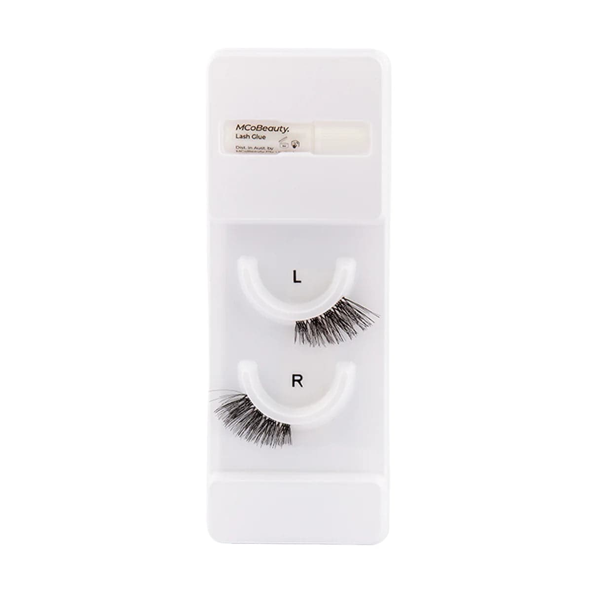 MCoBeauty LONGWEAR False Lashes Natural Monaco - Half Lash Single Set