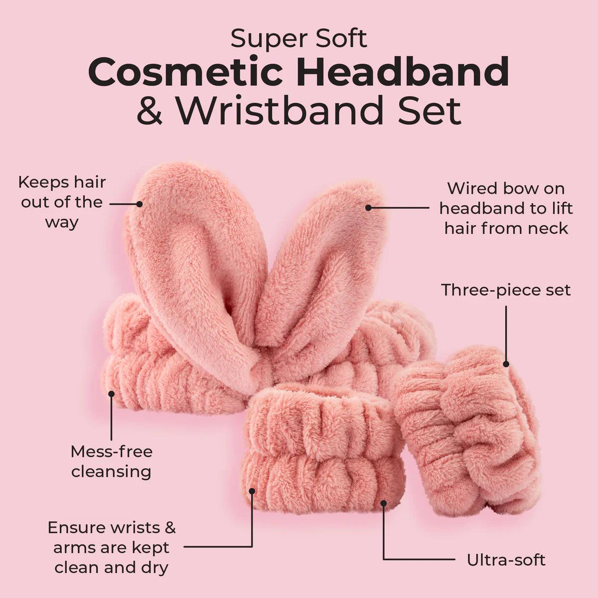 MCoBeauty Supersoft Headband & Wristband Set