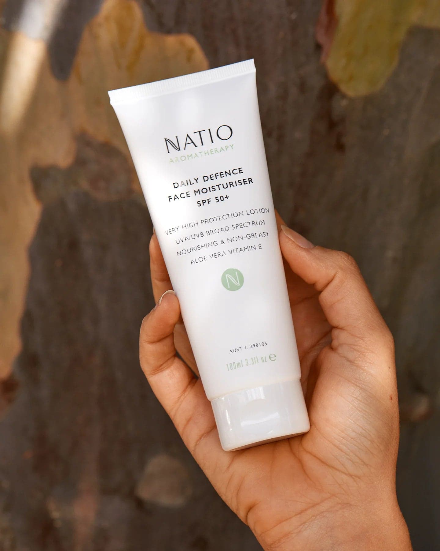 Natio Daily Defence Face Moisturiser SPF 50+ 100ml