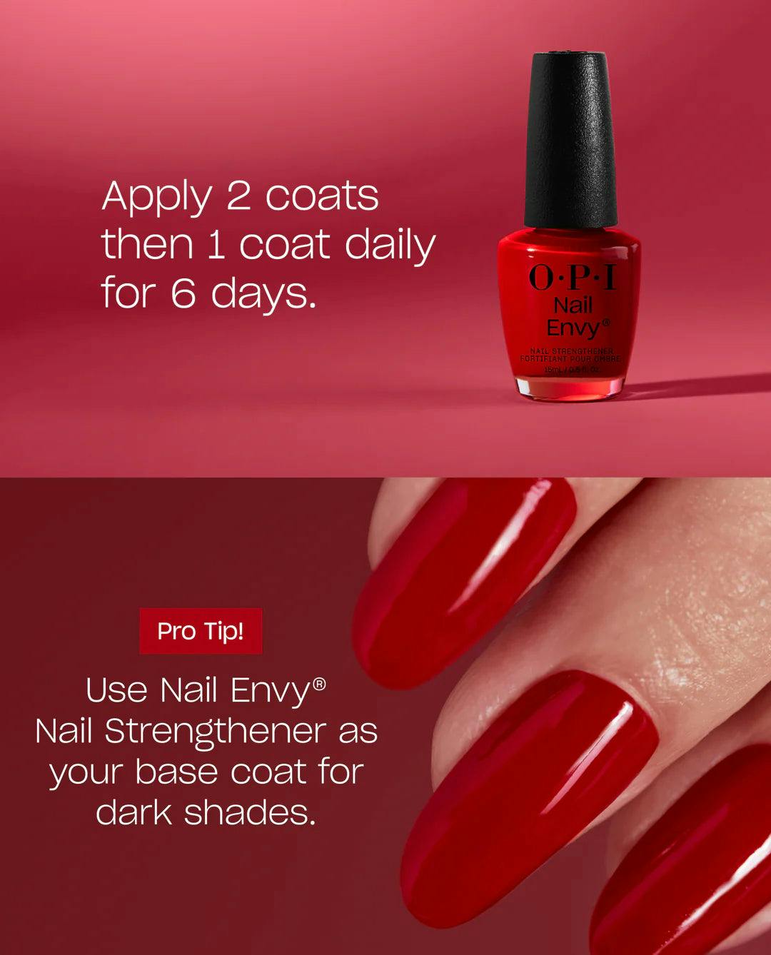 OPI Nail Envy Big Apple Red 15mL