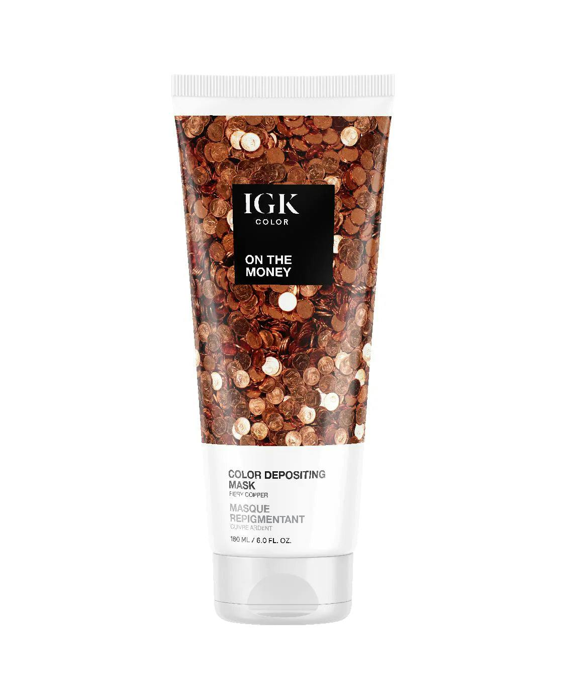 IGK Color Depositing Mask On The Money - Fiery Copper 180ml