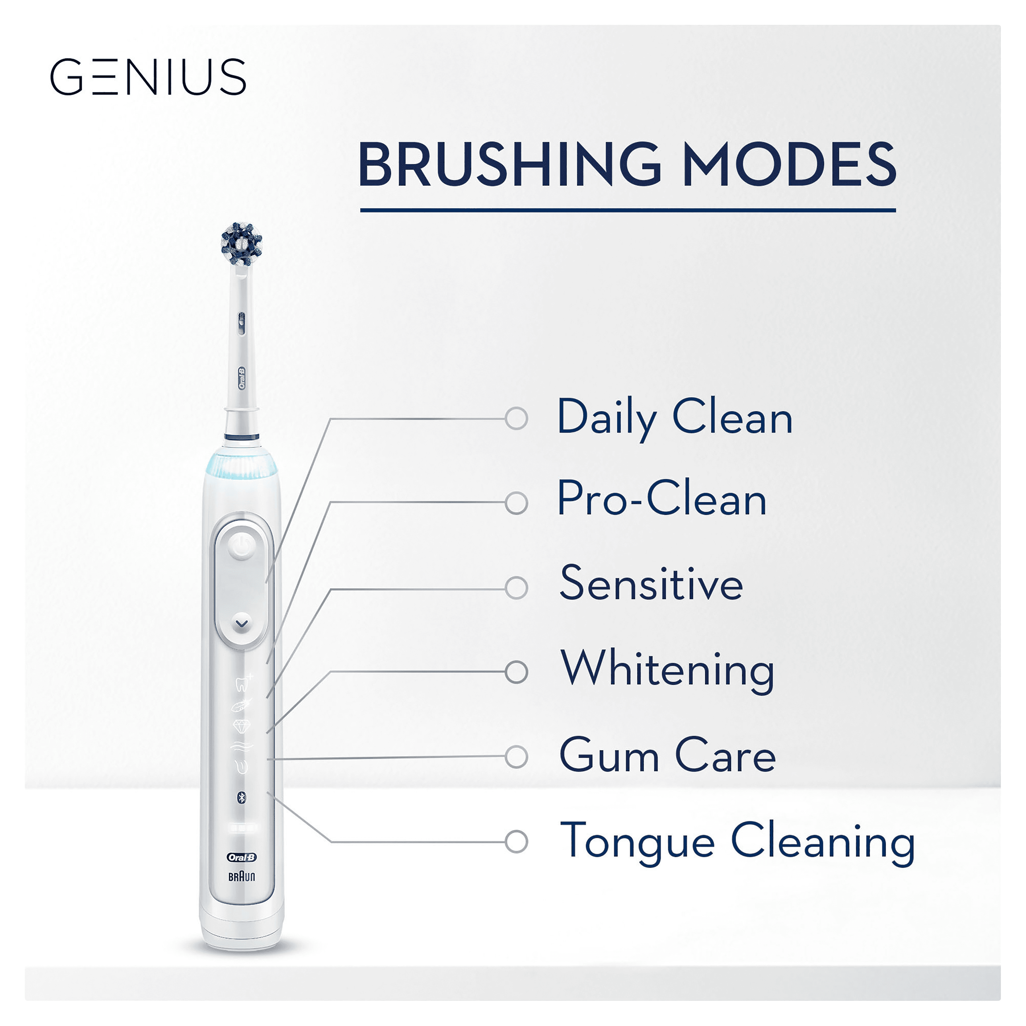 Oral-B Genius Series 9000 Electric Toothbrush WHITE