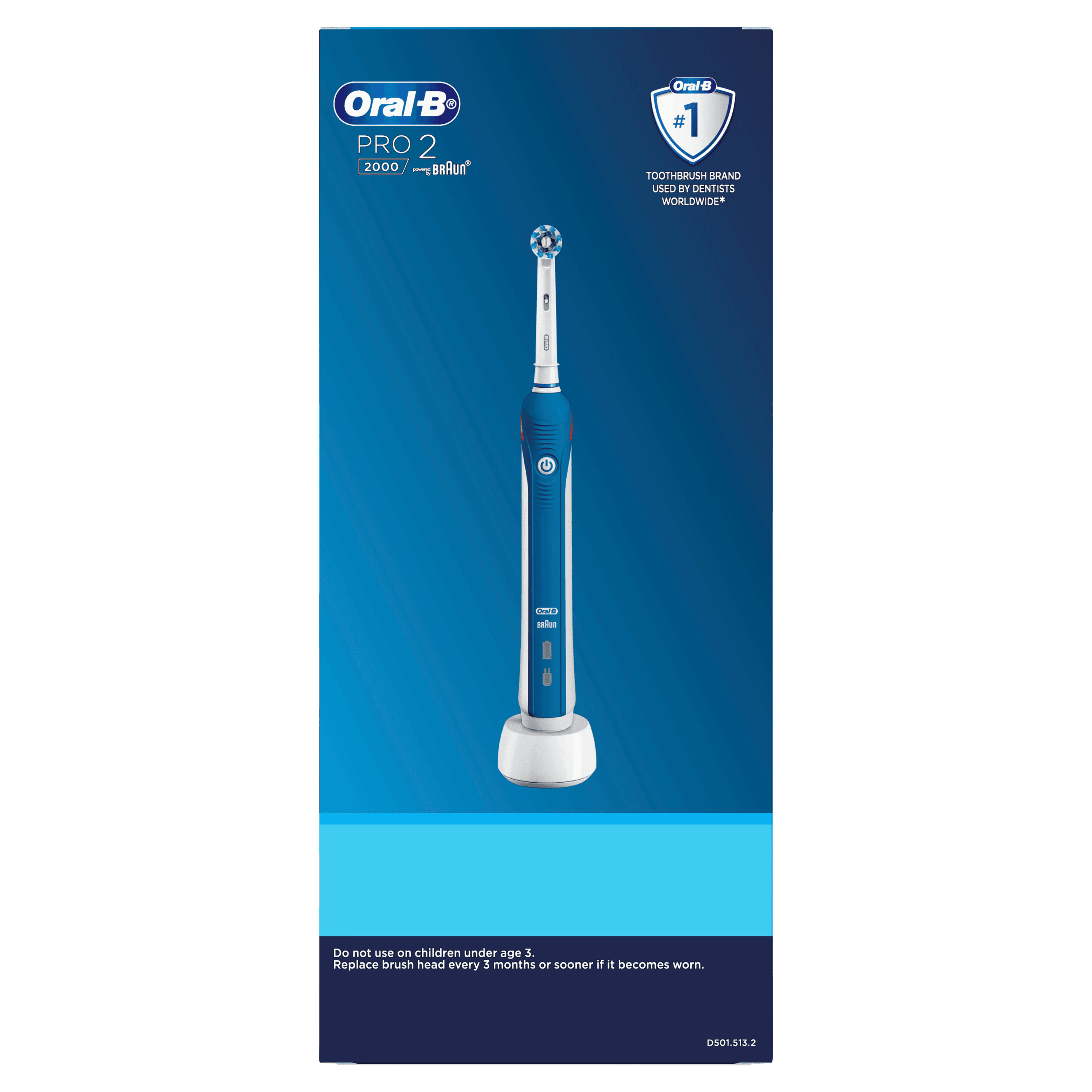 Oral-B Pro 2 2000 Electric Toothbrush DARK BLUE