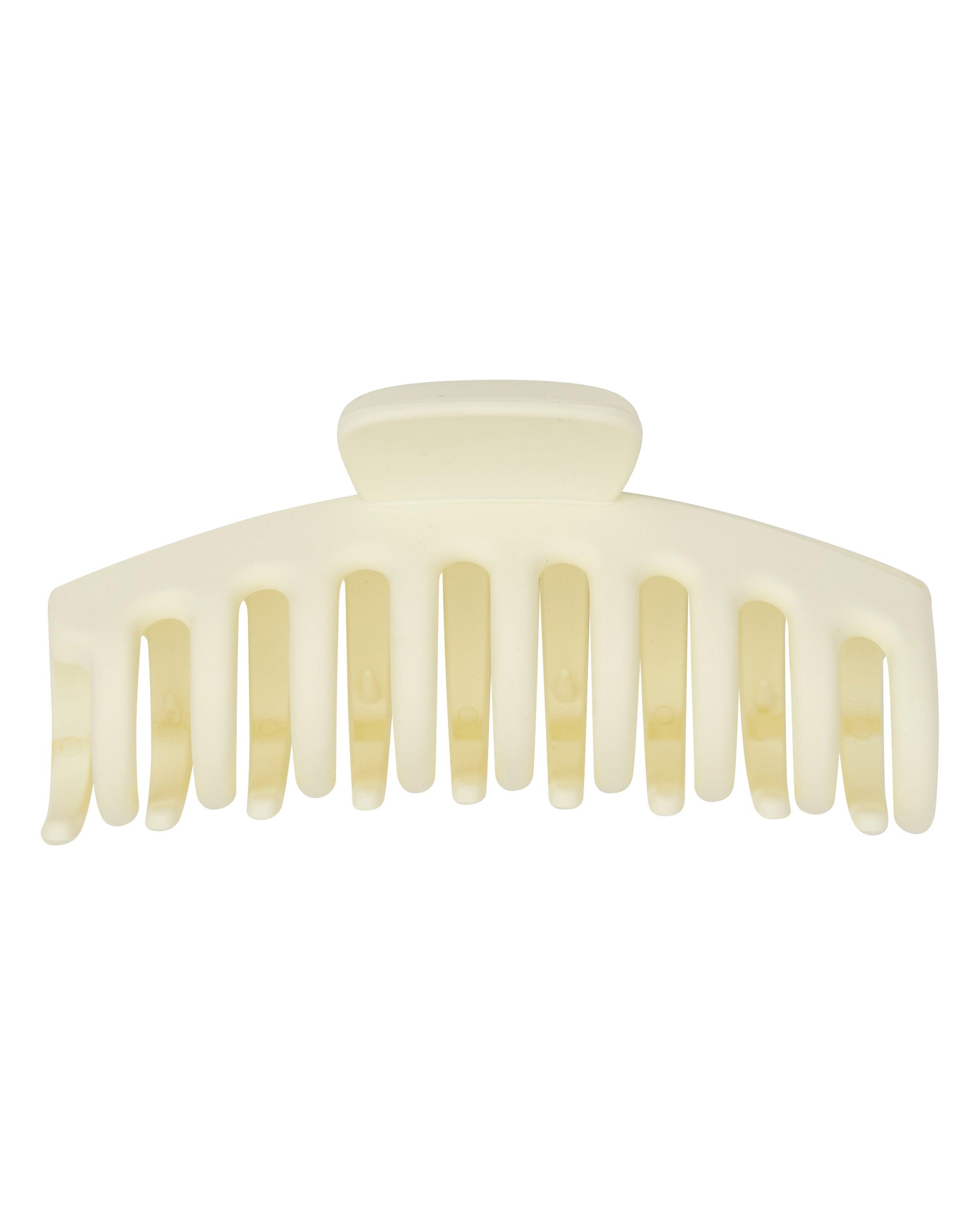 Oz Hair and Beauty Essentials Curved Claw Clip - White