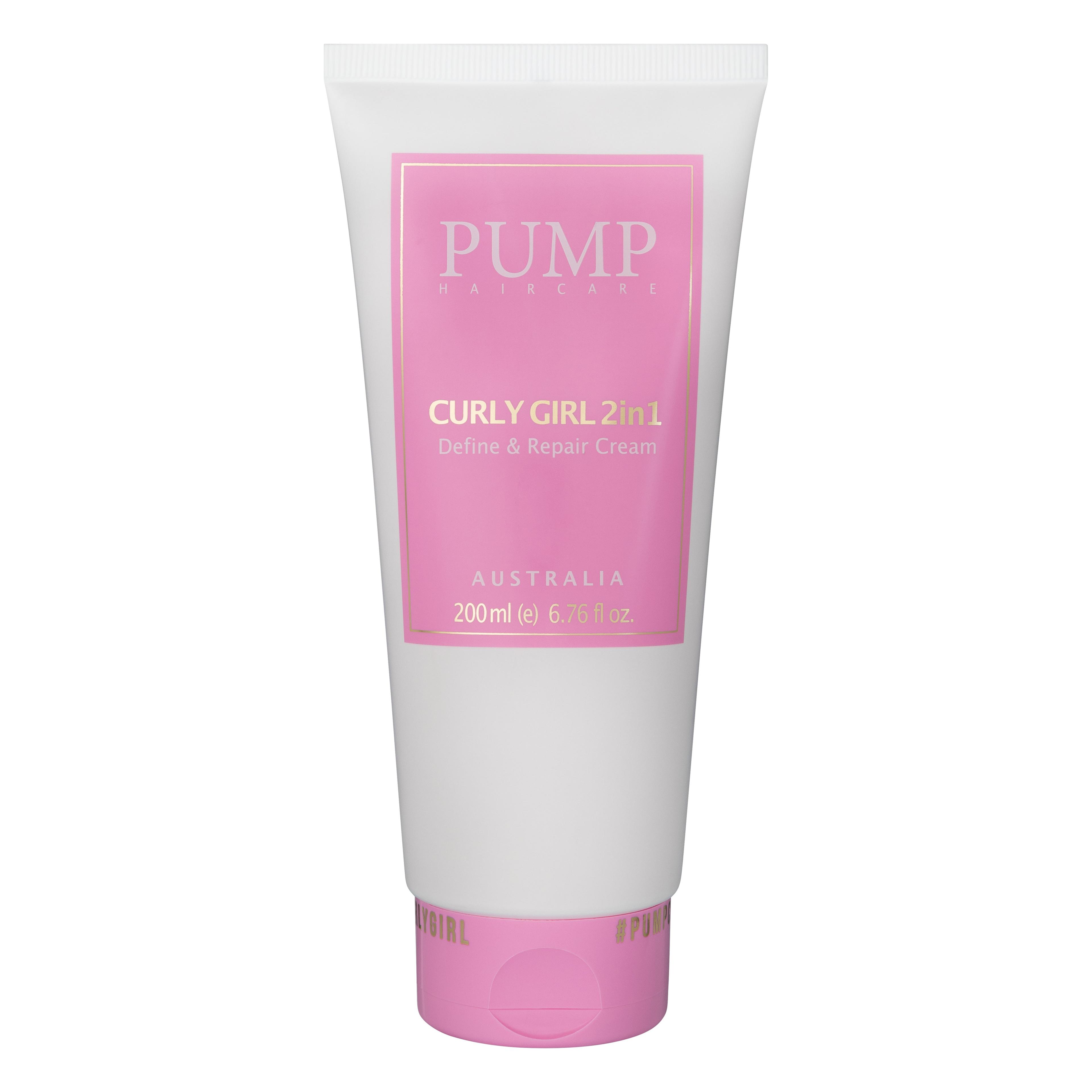 Pump Haircare Curly Girl 2 in1 Define and Repair Cream 200ml