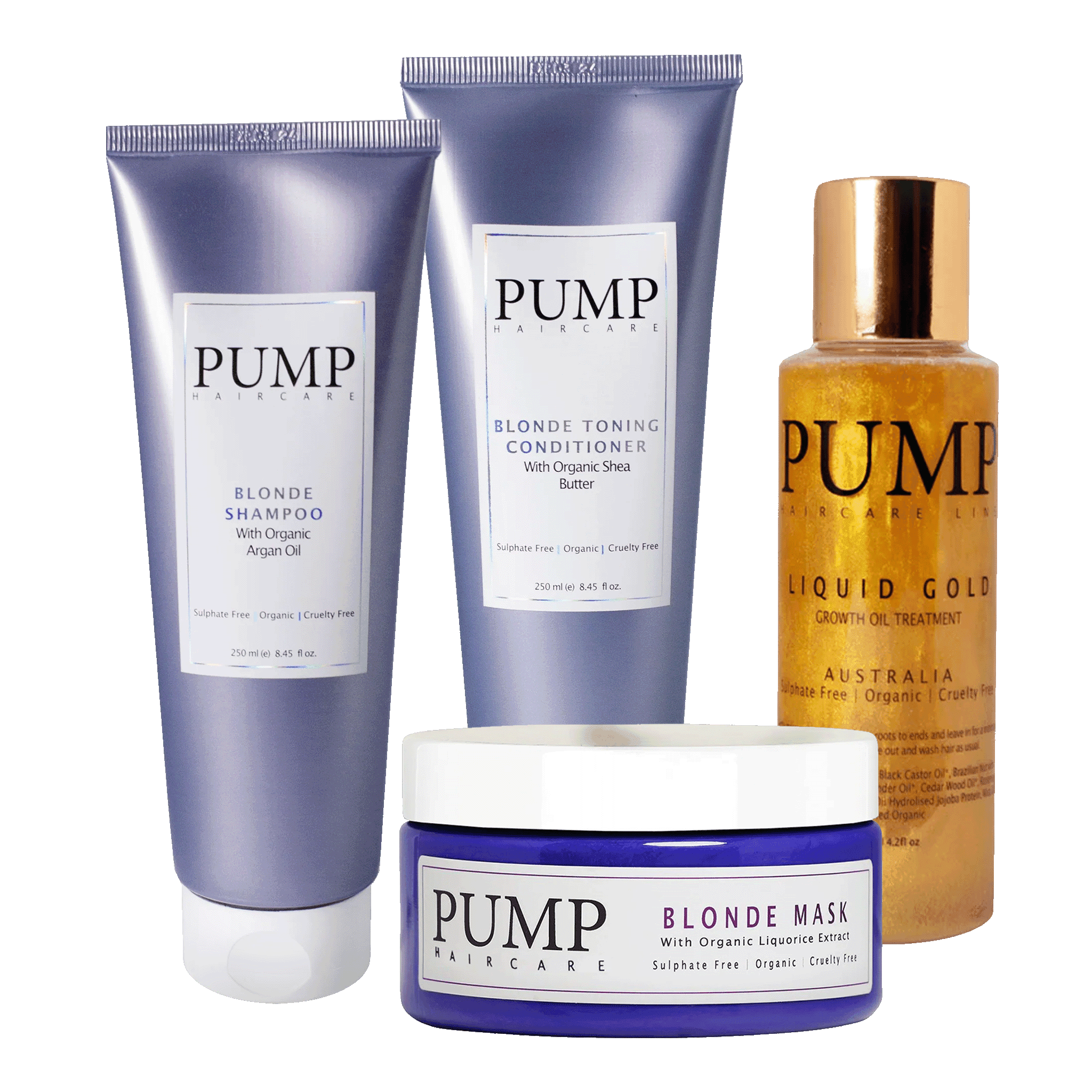 Pump Haircare Blonde Bundle