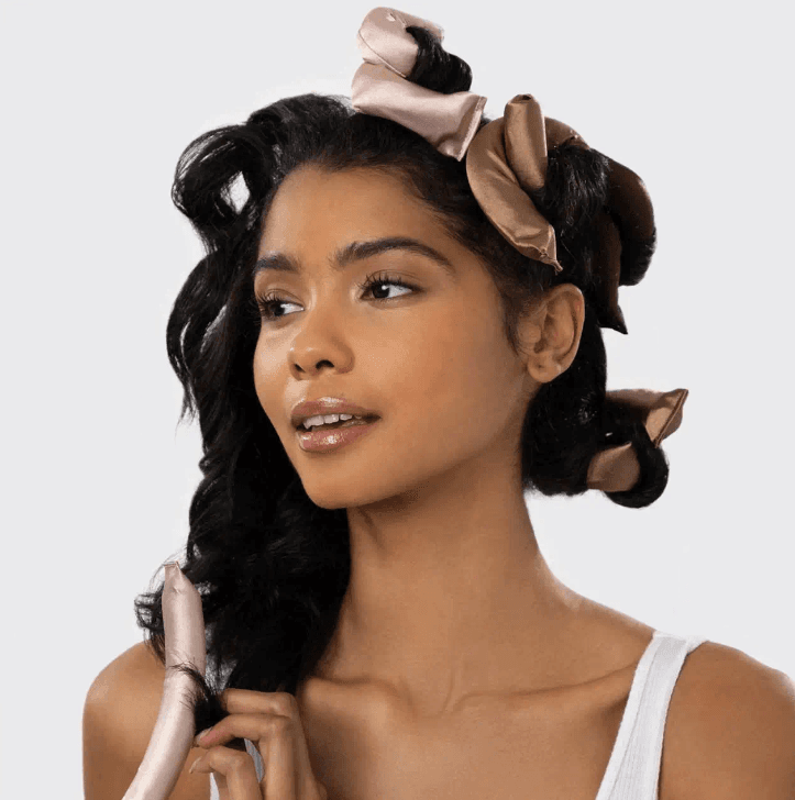 Kitsch Satin Wrapped Flexi Rods - 6pc Rosewood