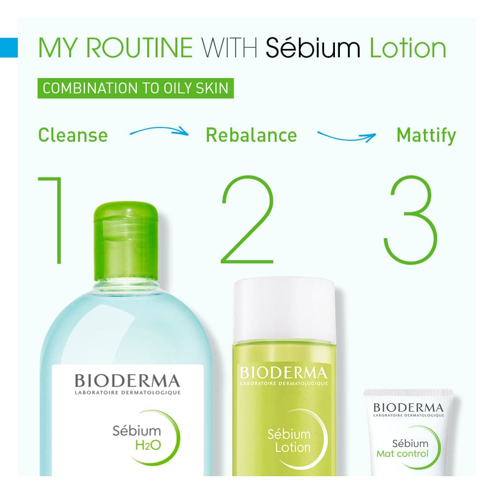 Bioderma Sebium H2O Purifying Micellar Water Cleanser for Oily Skin 100ml