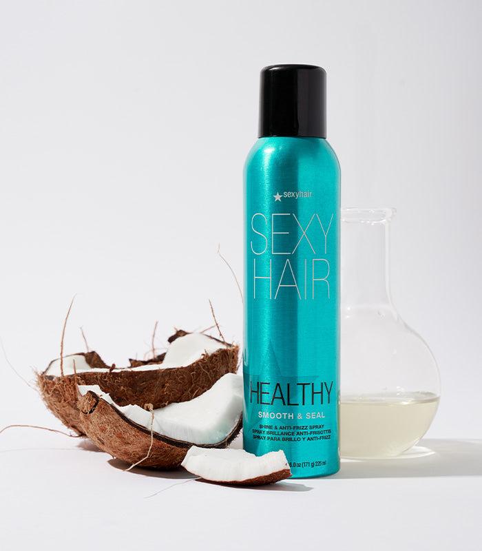 Sexy Hair Healthy Smooth and Seal Shine and Anti-Frizz Spray 225ml