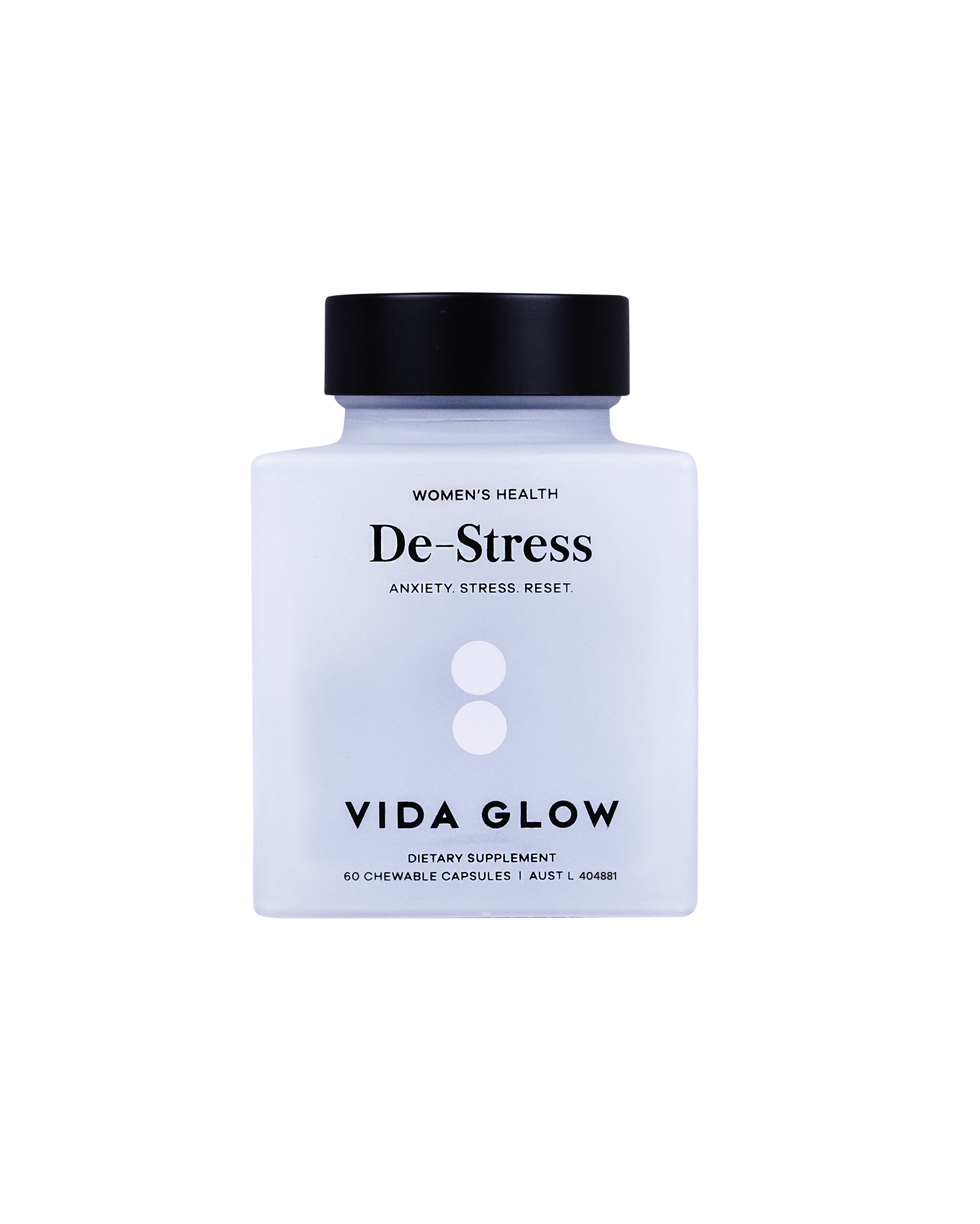 Vida Glow De-Stress Supplements - 60 Chewable Capsules
