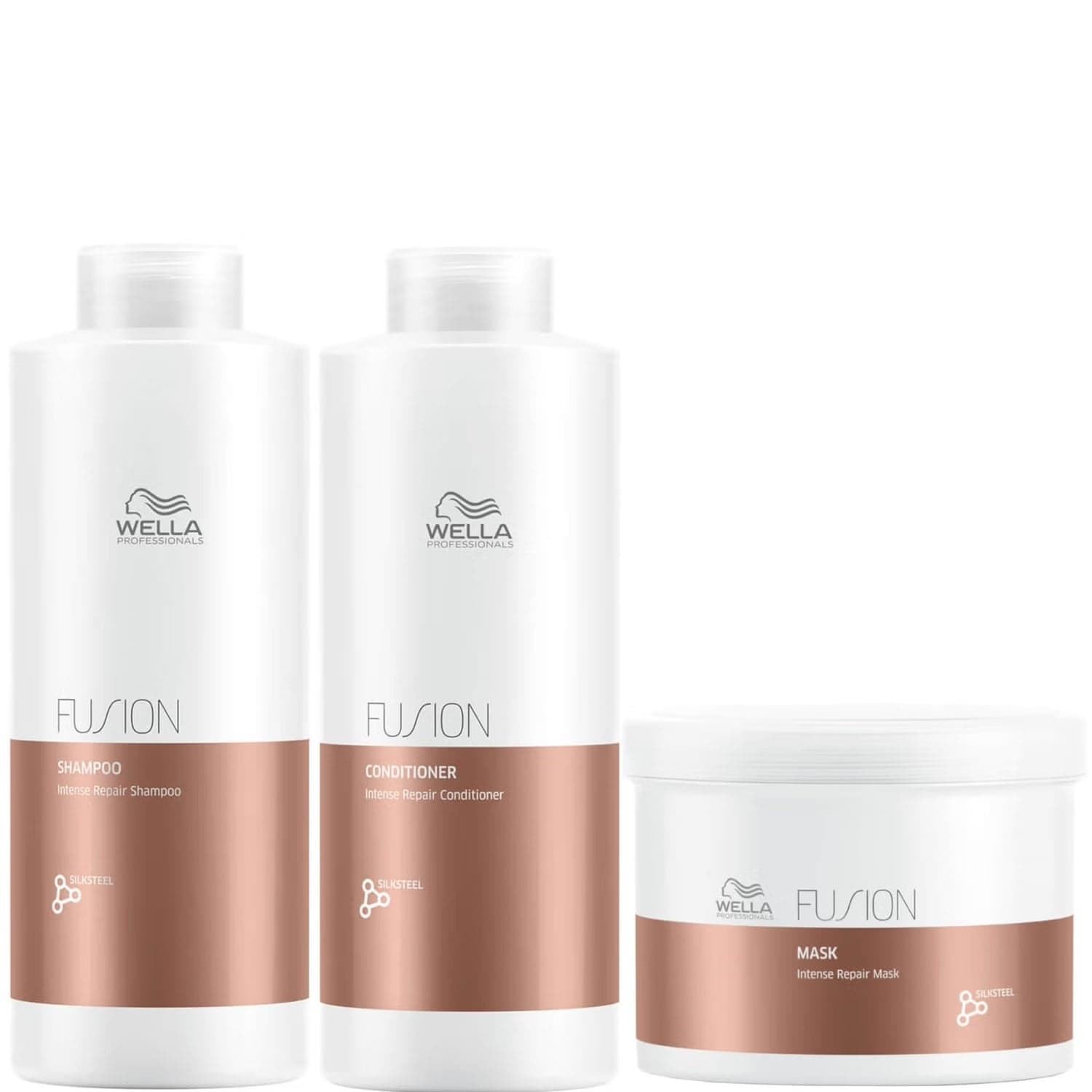 Wella Professionals Fusion Intense Repair Big Bottle Trio Bundle