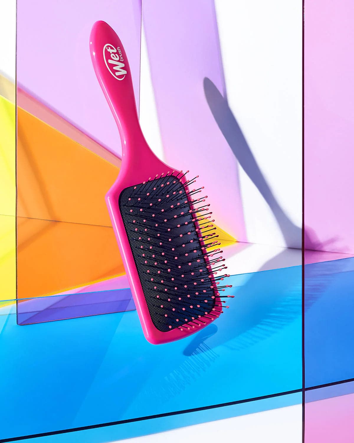 Wet Brush Paddle Detangler - Pink