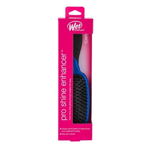 Wet Brush Pro Shine Enhancer Boar Bristle  - Royal Blue