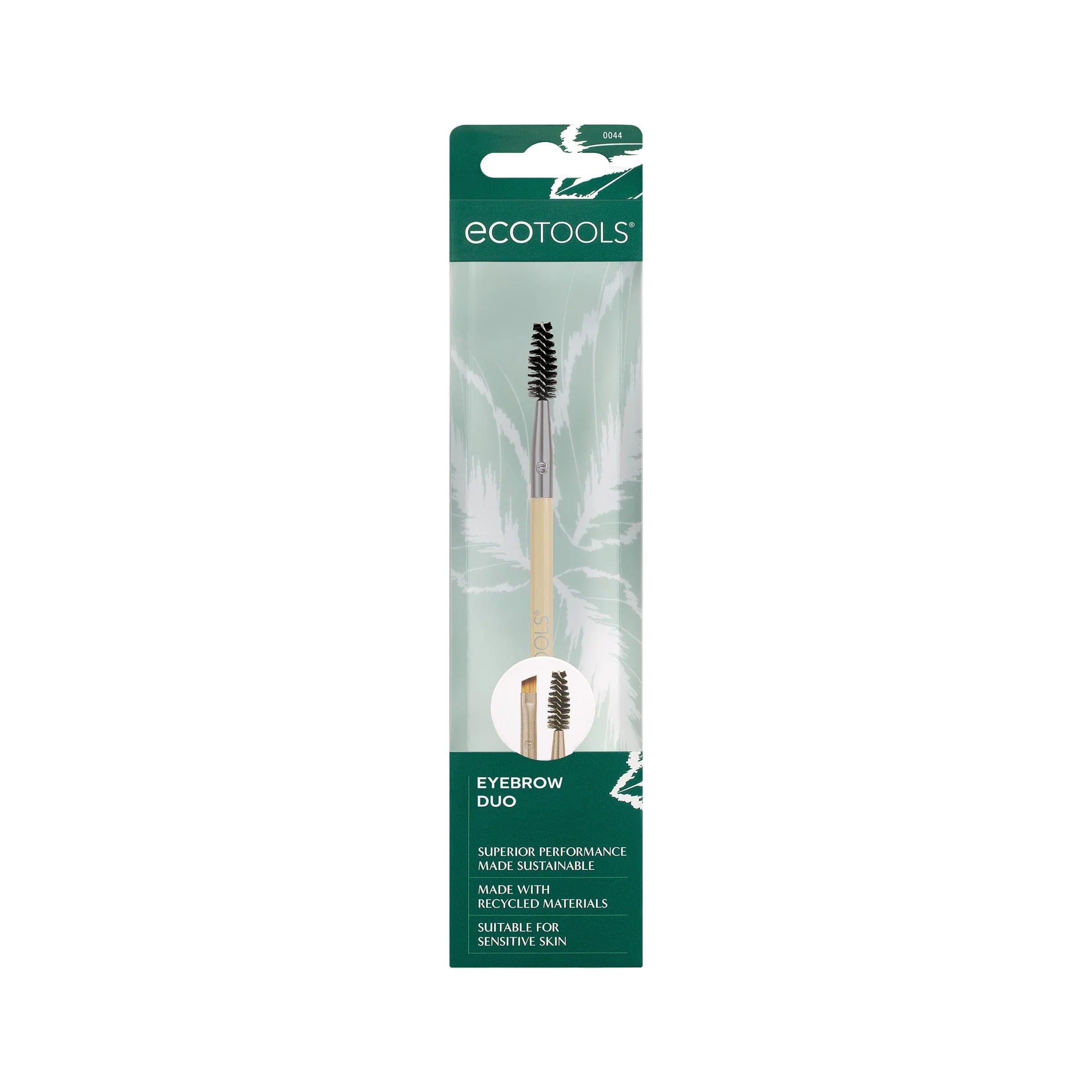 ecoTools Eyebrow Dual Ended Spoolie & Angled Brow Brush