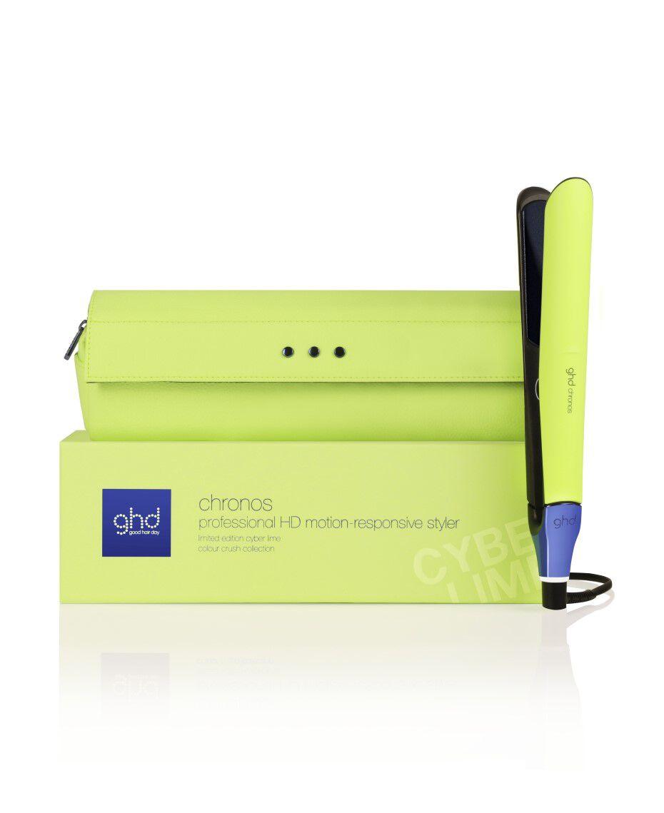 ghd chronos styler in cyber lime