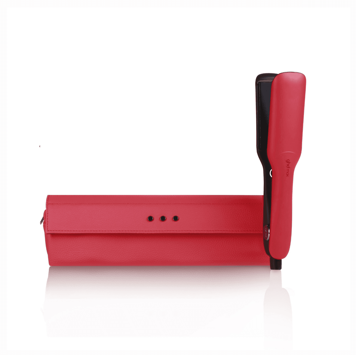 ghd max wide styler in radiant red