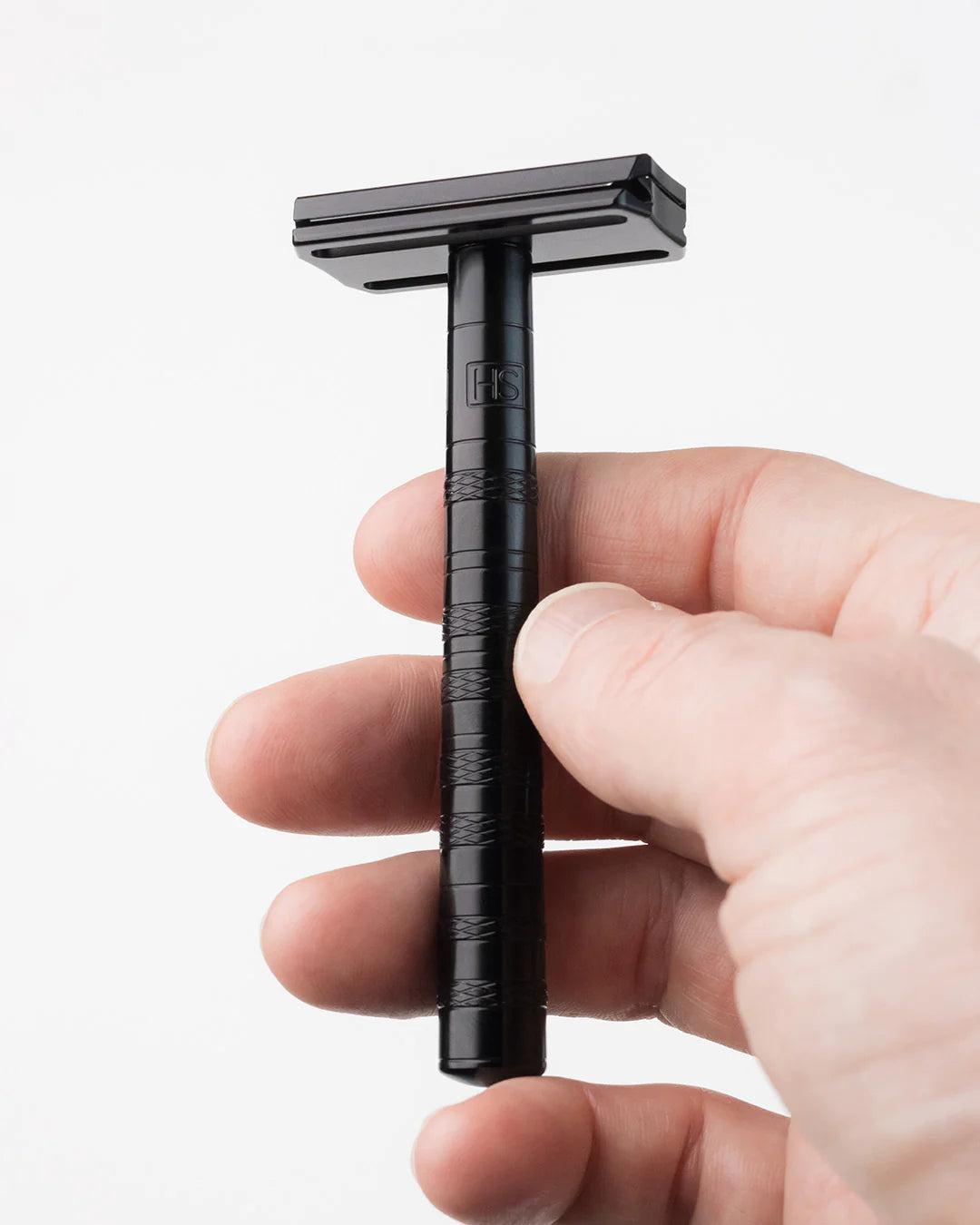 Henson Shaving AL13 DE Safety Razor Jet Black