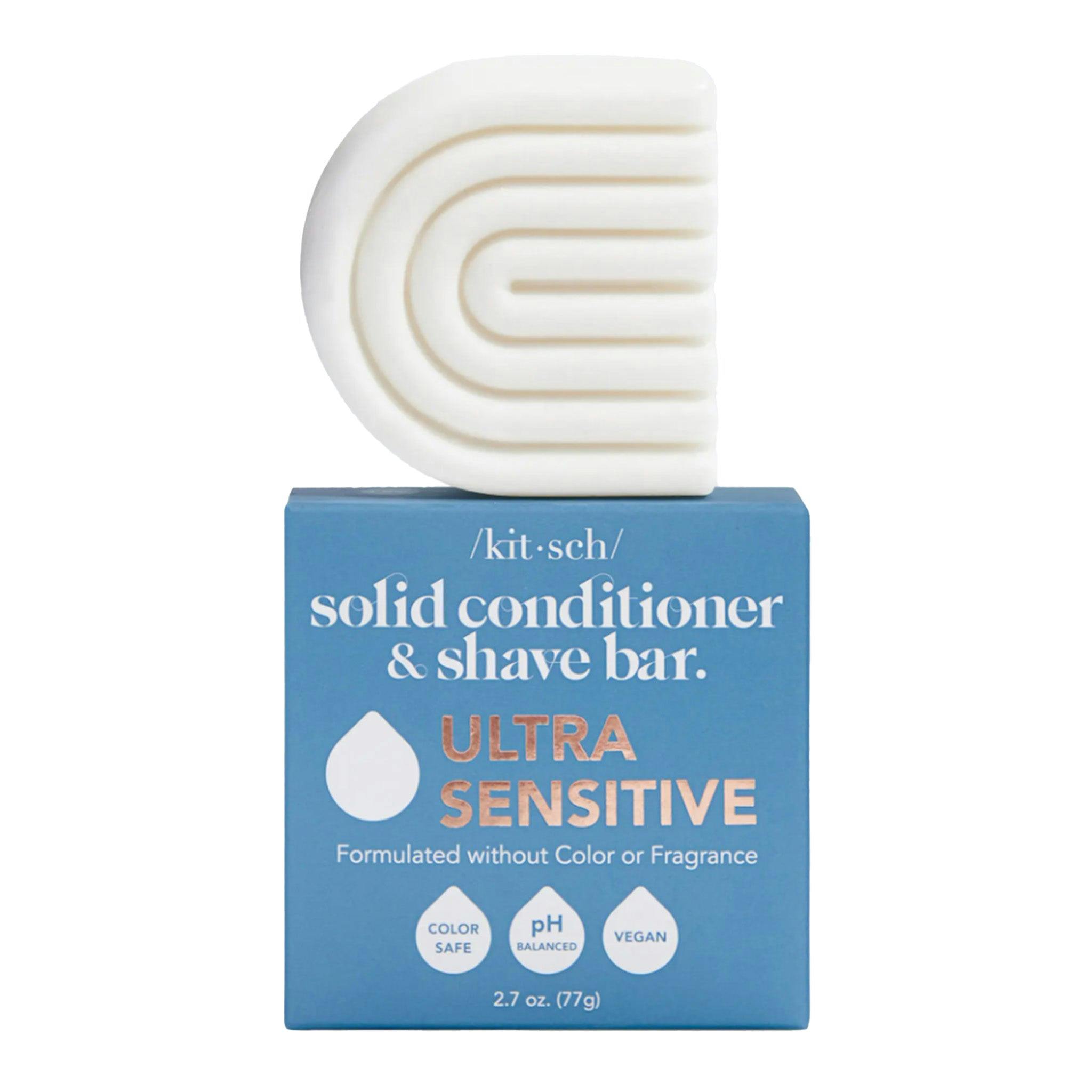 Kitsch Solid Conditioner & Shave Bar 77g - Ultra Sensitive